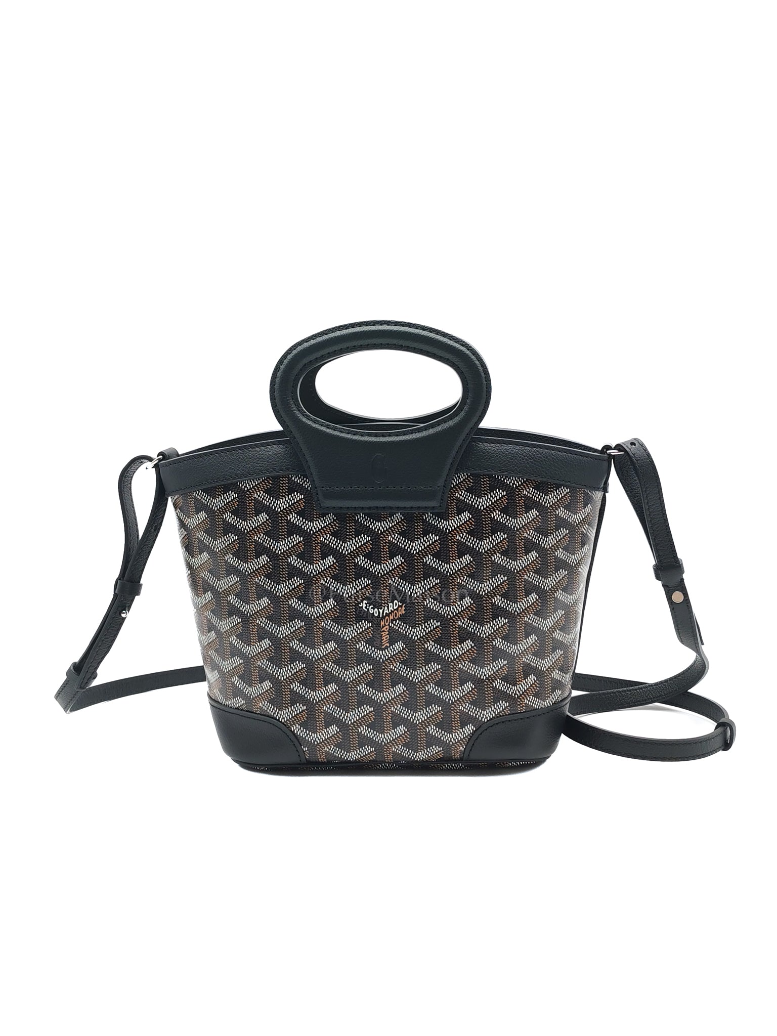 Beluga Mini Black Goyardine Canvas Shoulder Bag | Purse Maison Luxury Bags Shop