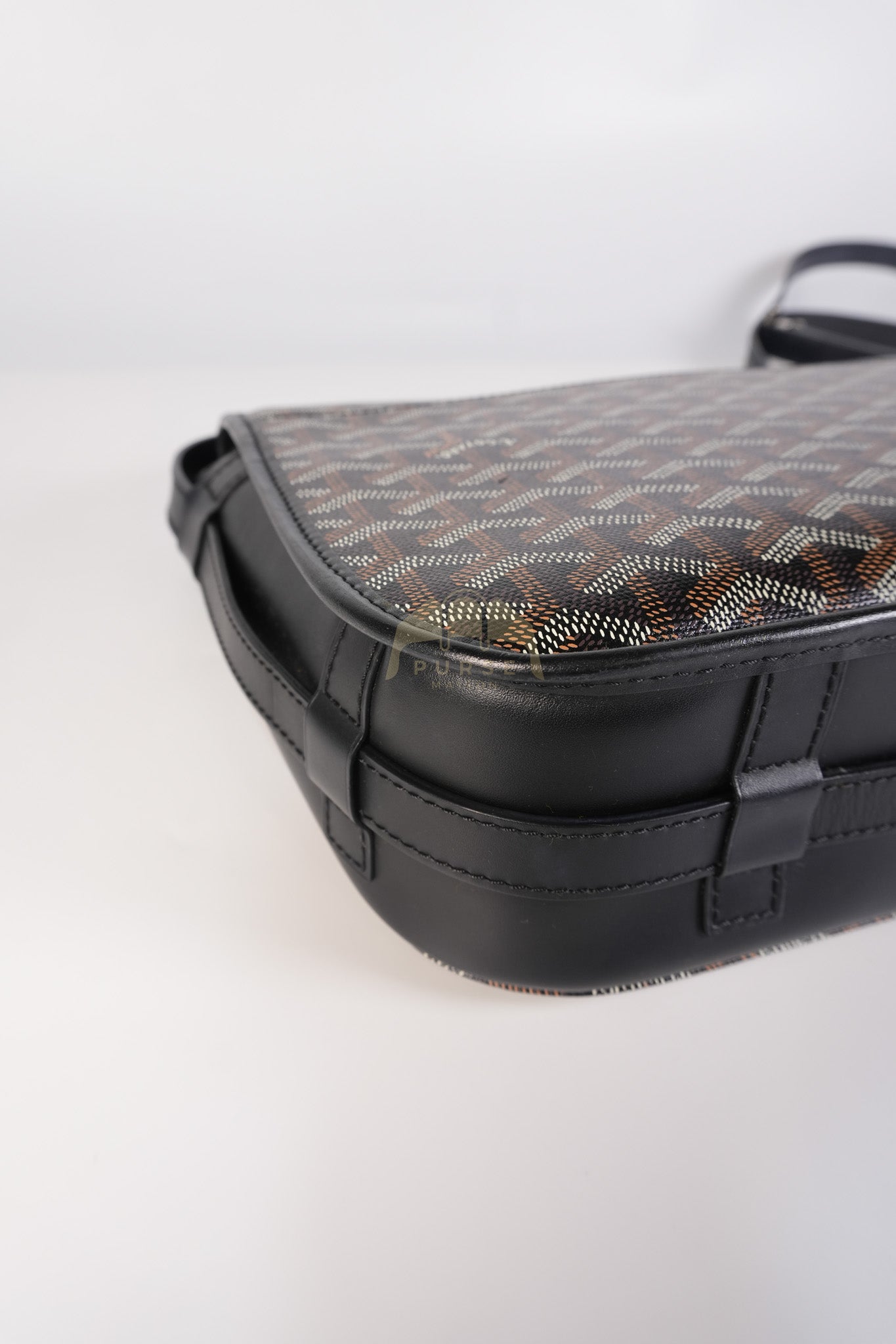 Belvedere MM Black in Goyardine Canvas | Purse Maison Luxury Bags Shop