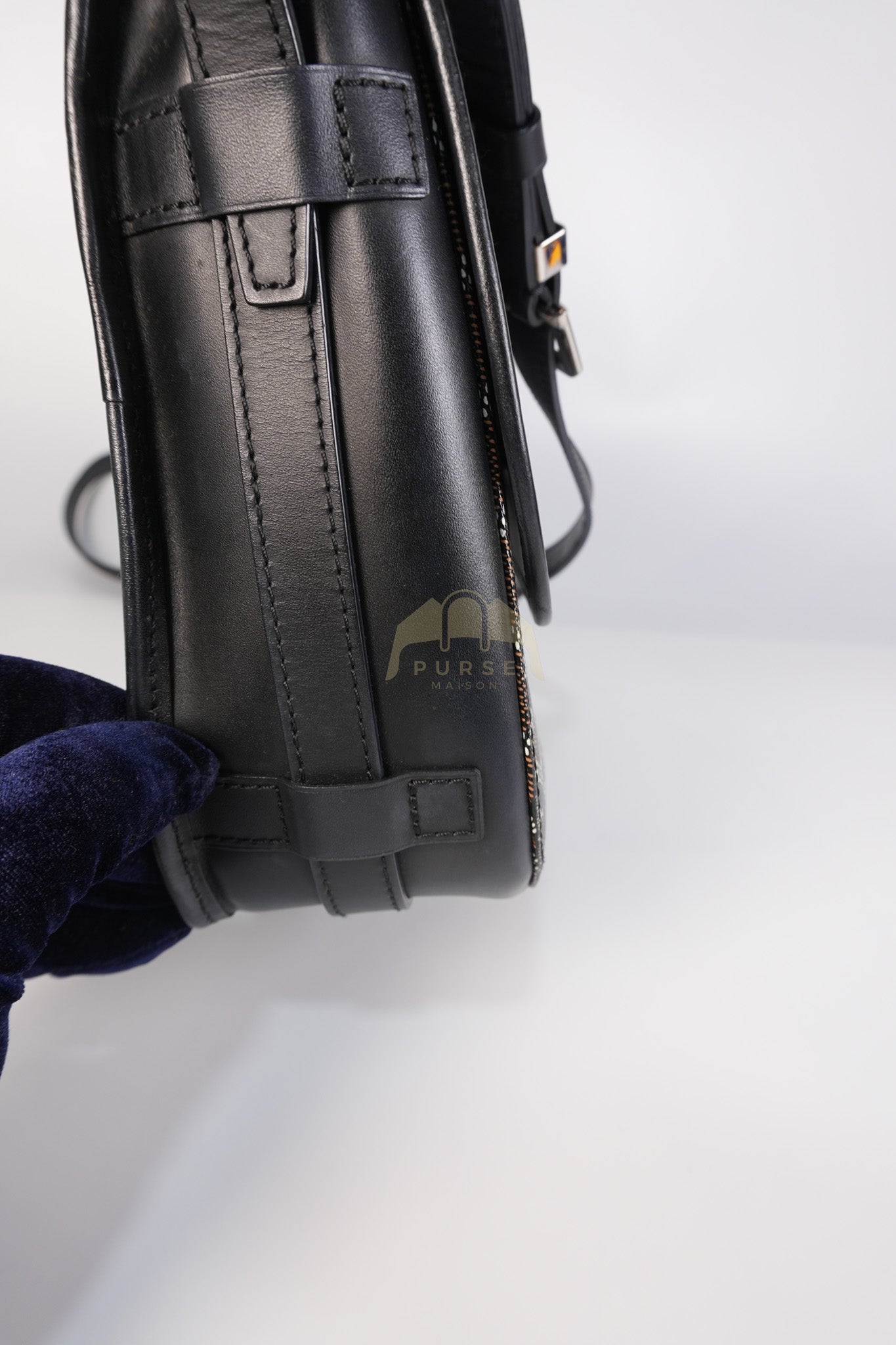 Belvedere MM Black in Goyardine Canvas | Purse Maison Luxury Bags Shop