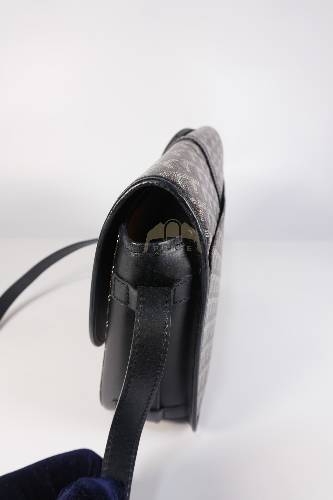 Belvedere MM Black in Goyardine Canvas | Purse Maison Luxury Bags Shop