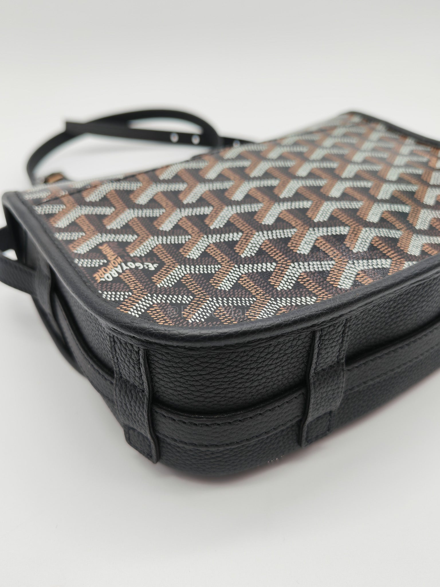 Belvedere PM in Black Goyardine Canvas Crossbody Bag | Purse Maison Luxury Bags Shop