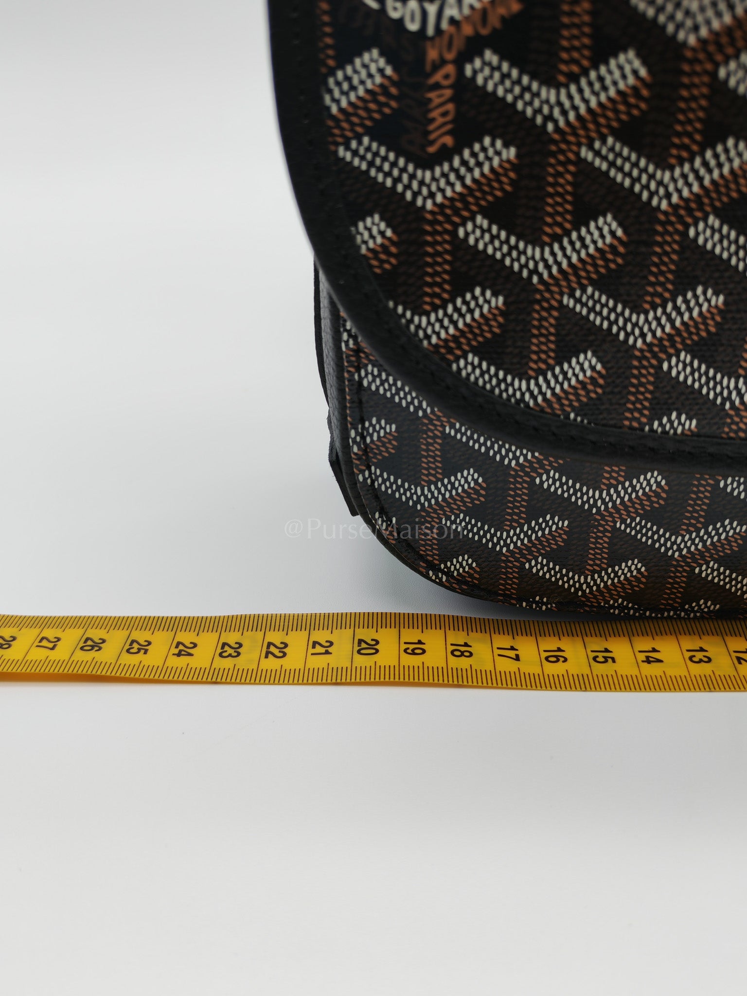 Belvedere PM in Black Goyardine Canvas Crossbody Bag | Purse Maison Luxury Bags Shop