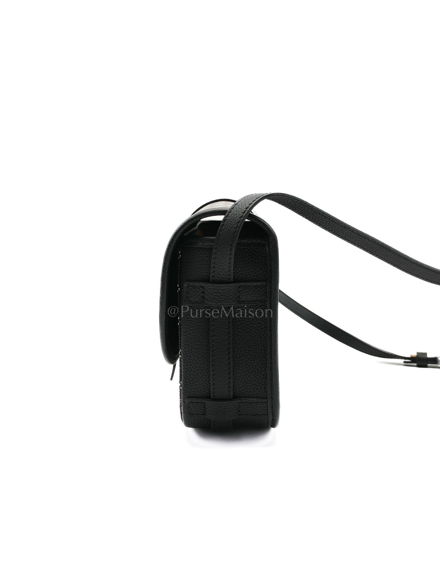 Belvedere PM in Black Goyardine Canvas Crossbody Bag | Purse Maison Luxury Bags Shop