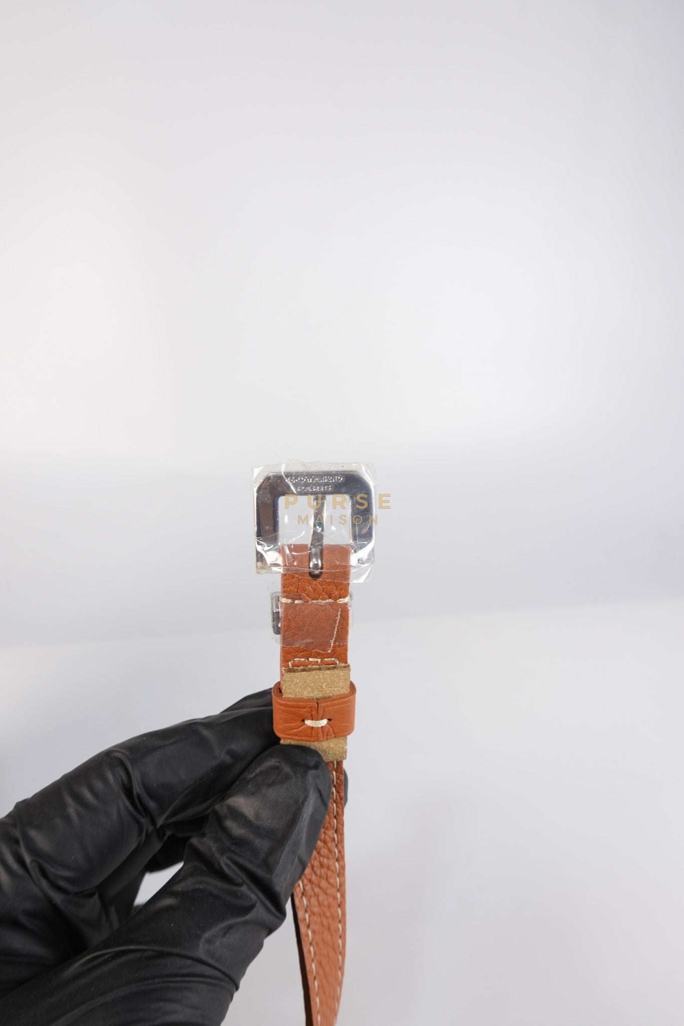 Belvedere PM Noir Et Naturel/Tan Goyardine Canvas | Purse Maison Luxury Bags Shop