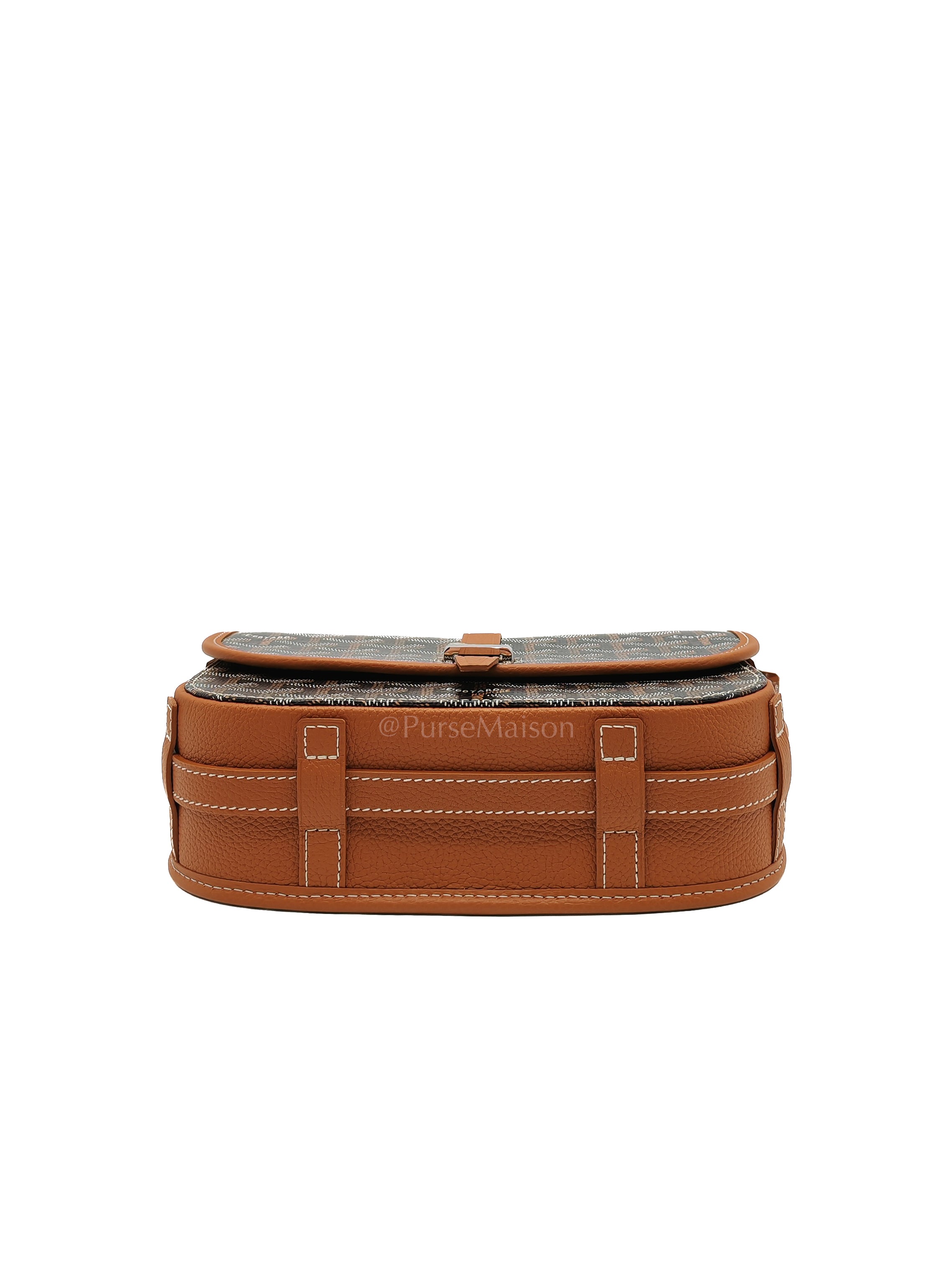 Belvedere PM Tan in Goyardine Canvas Cross Body Bag | Purse Maison Luxury Bags Shop