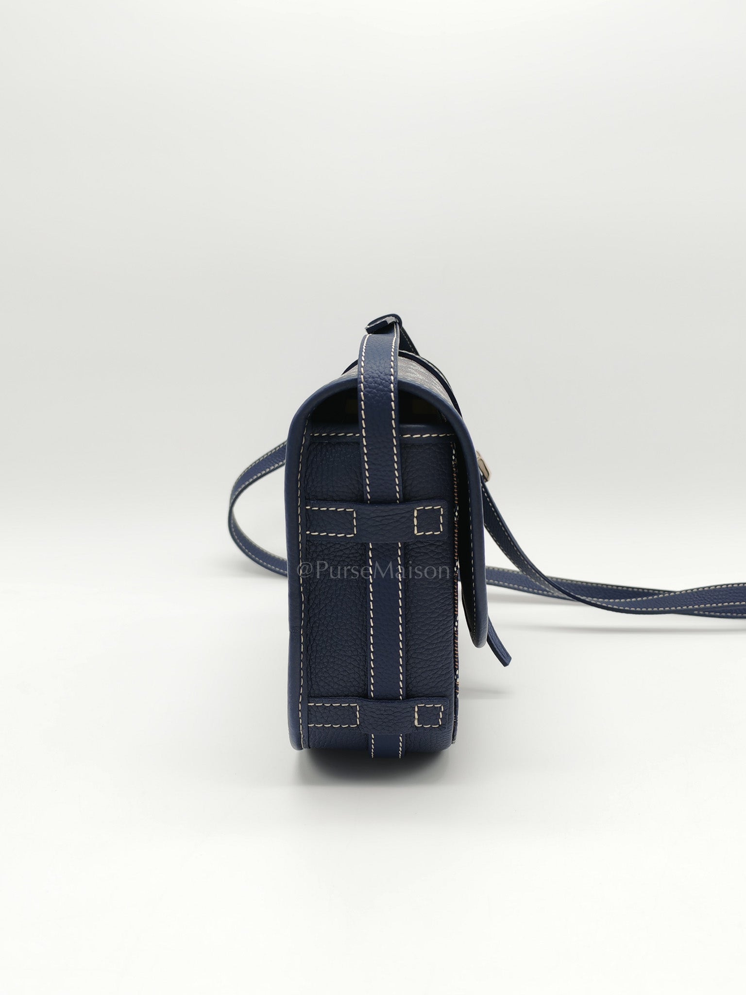 Belvedere PM in Navy Blue/Bleu Marine Goyardine Canvas