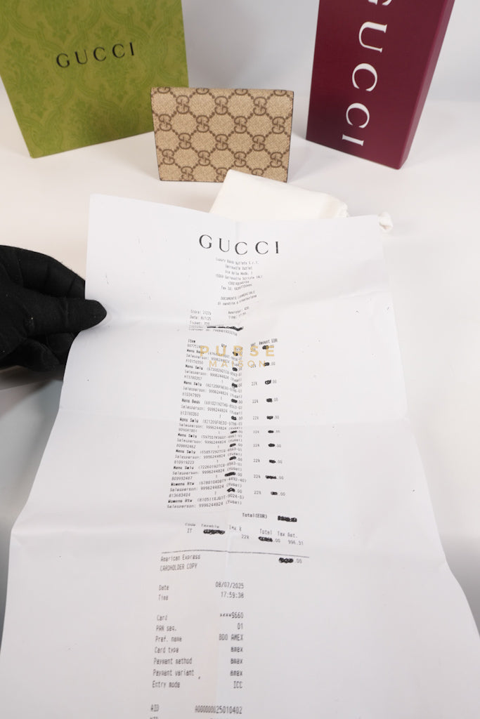 Bi-Fold Flat Card Holder in Supreme Monogram | Purse Maison Luxury Bags Shop