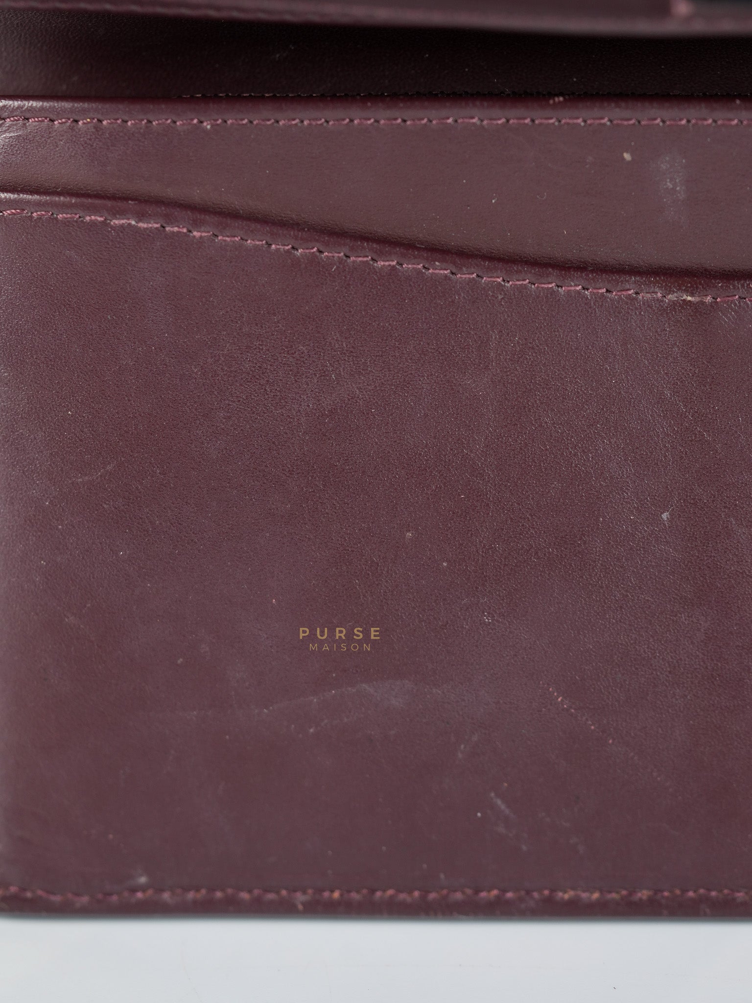 Bi-Fold Long Wallet in Black Quilted Caviar Leather Series 22 | Purse Maison Luxury Bags Shop