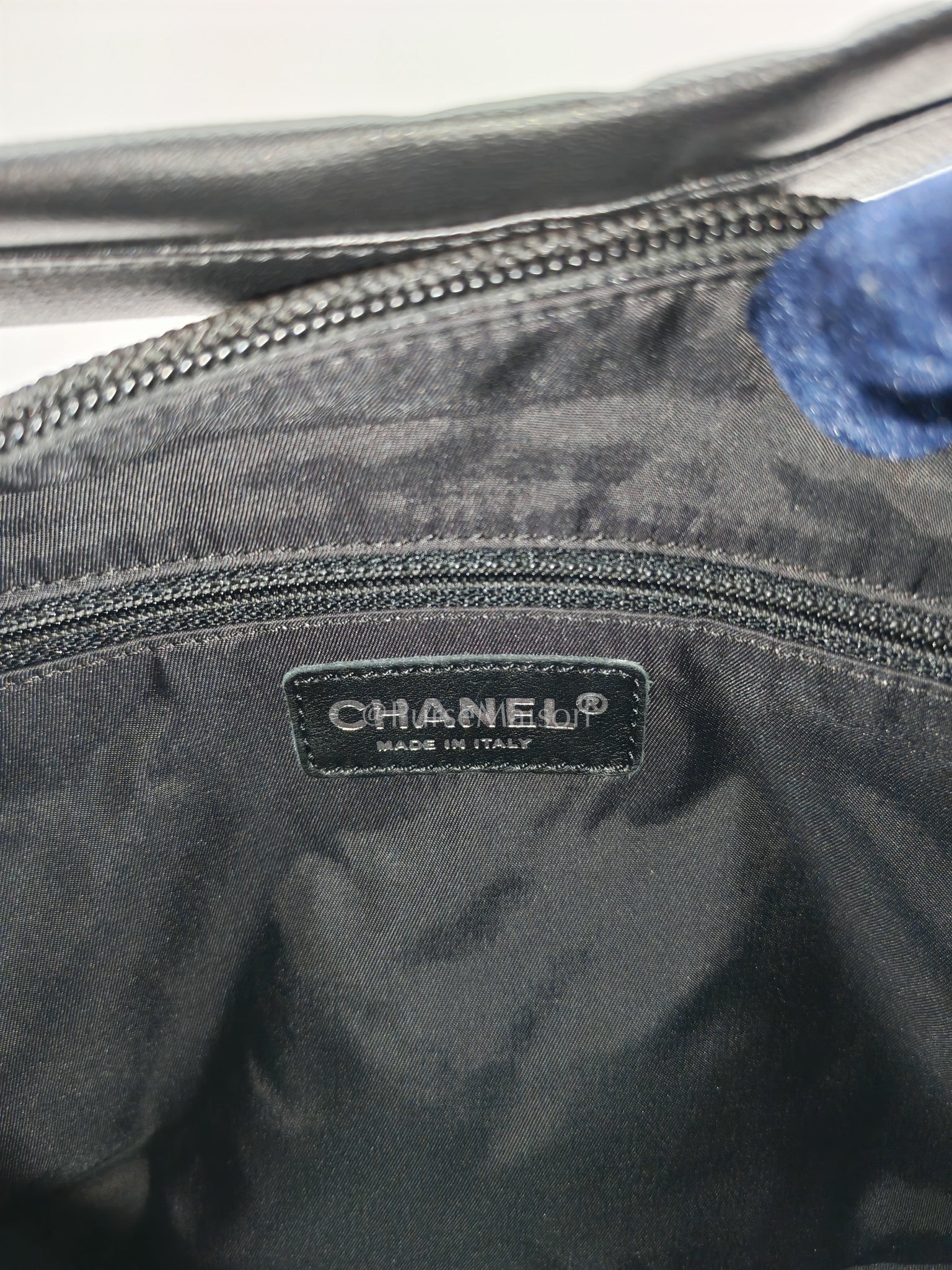 Biarritz Coated Canvas Shoulder Bag in Silver Hardware Series 11 | Purse Maison Luxury Bags Shop