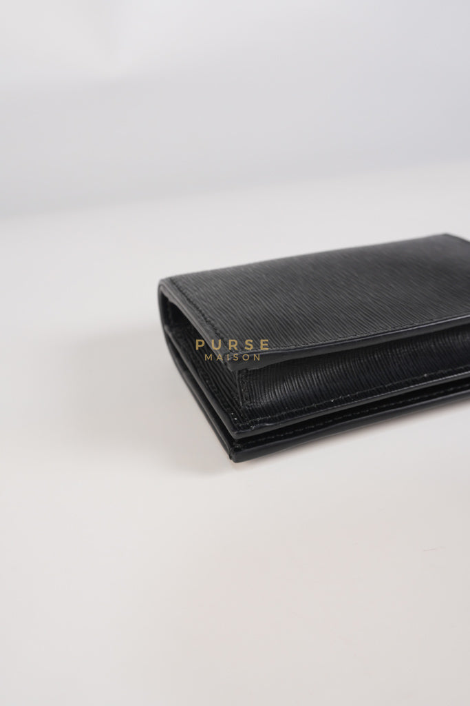 Bifold Black Saffiano Leather Wallet | Purse Maison Luxury Bags Shop