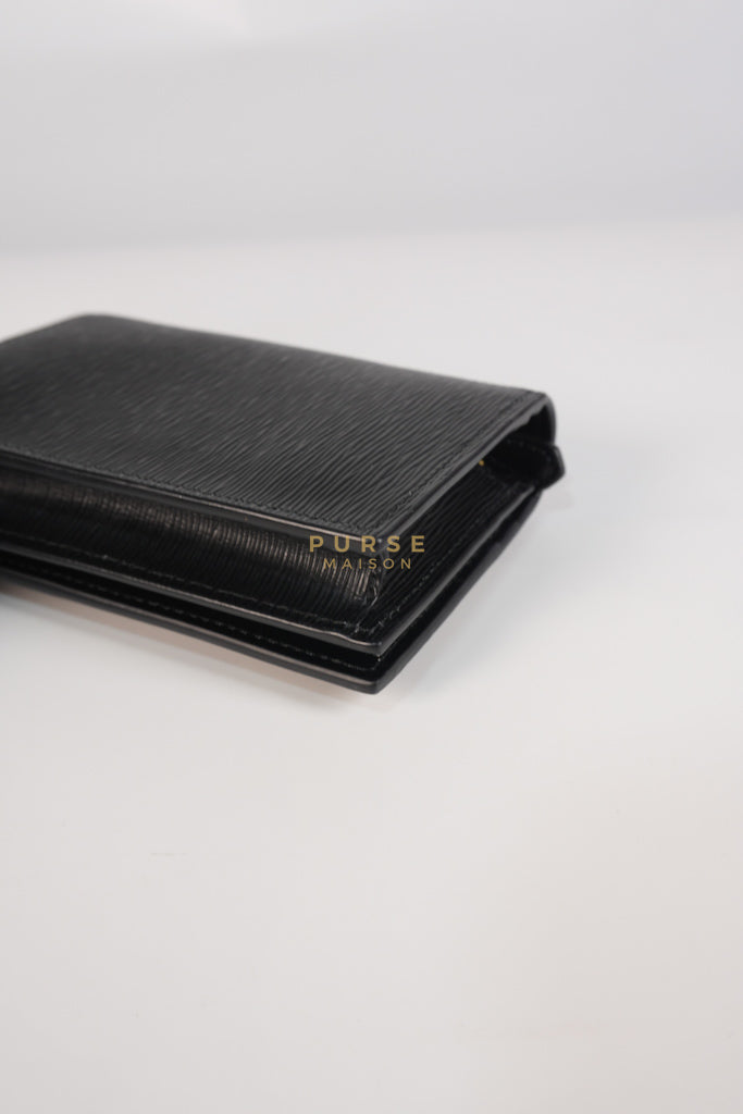 Bifold Black Saffiano Leather Wallet | Purse Maison Luxury Bags Shop
