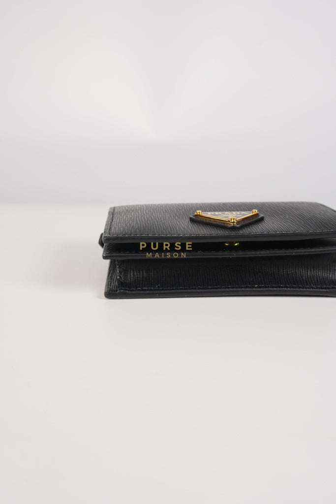 Bifold Black Saffiano Leather Wallet | Purse Maison Luxury Bags Shop