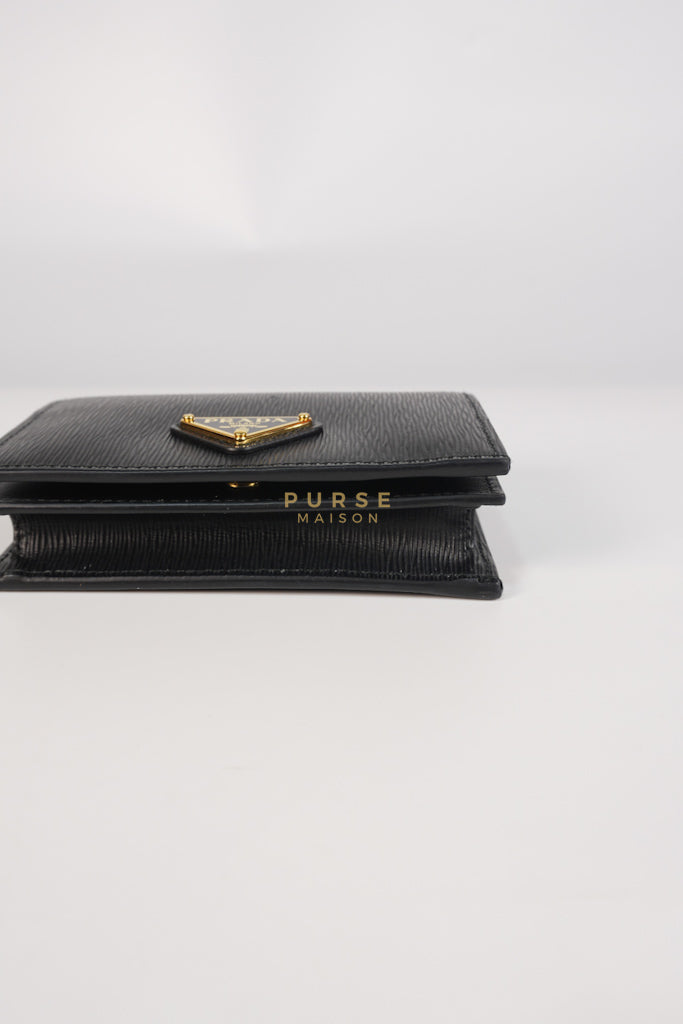 Bifold Black Saffiano Leather Wallet | Purse Maison Luxury Bags Shop