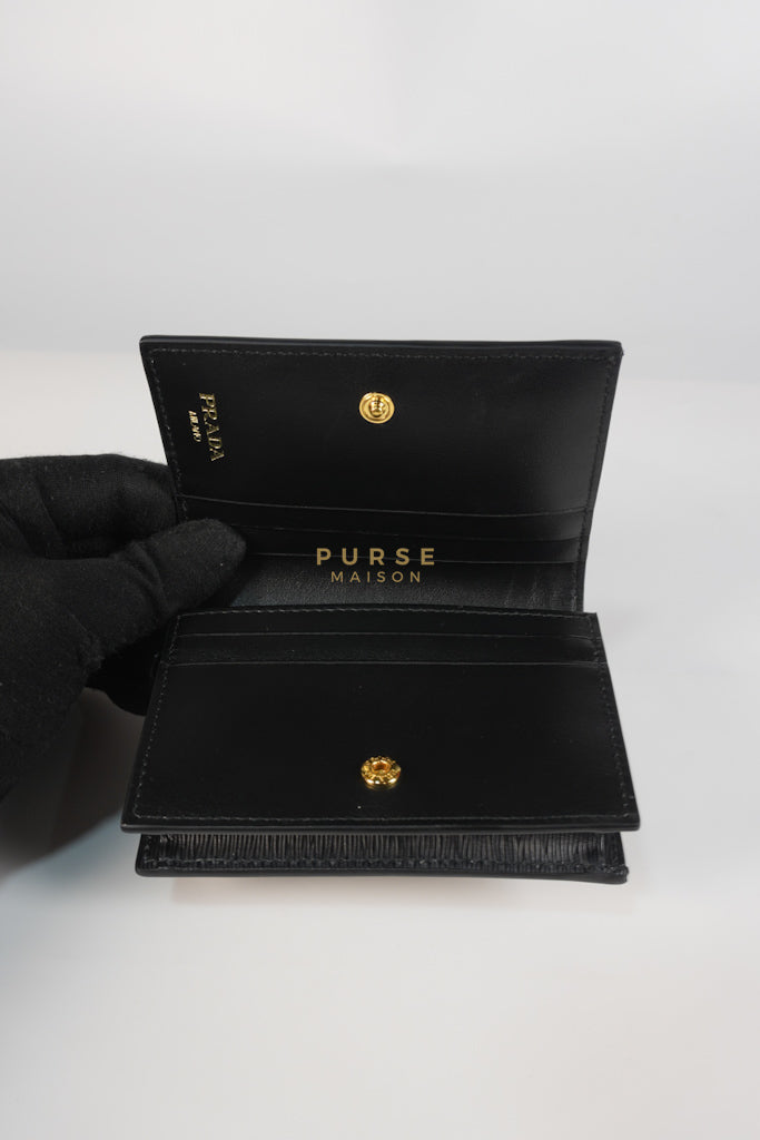 Bifold Black Saffiano Leather Wallet | Purse Maison Luxury Bags Shop