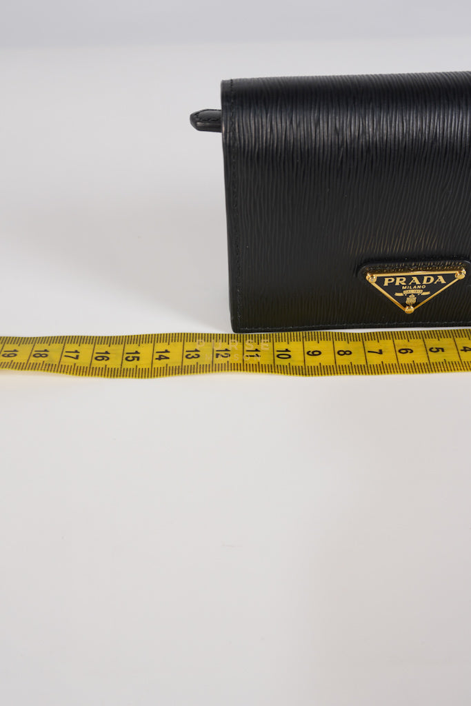 Bifold Black Saffiano Leather Wallet | Purse Maison Luxury Bags Shop