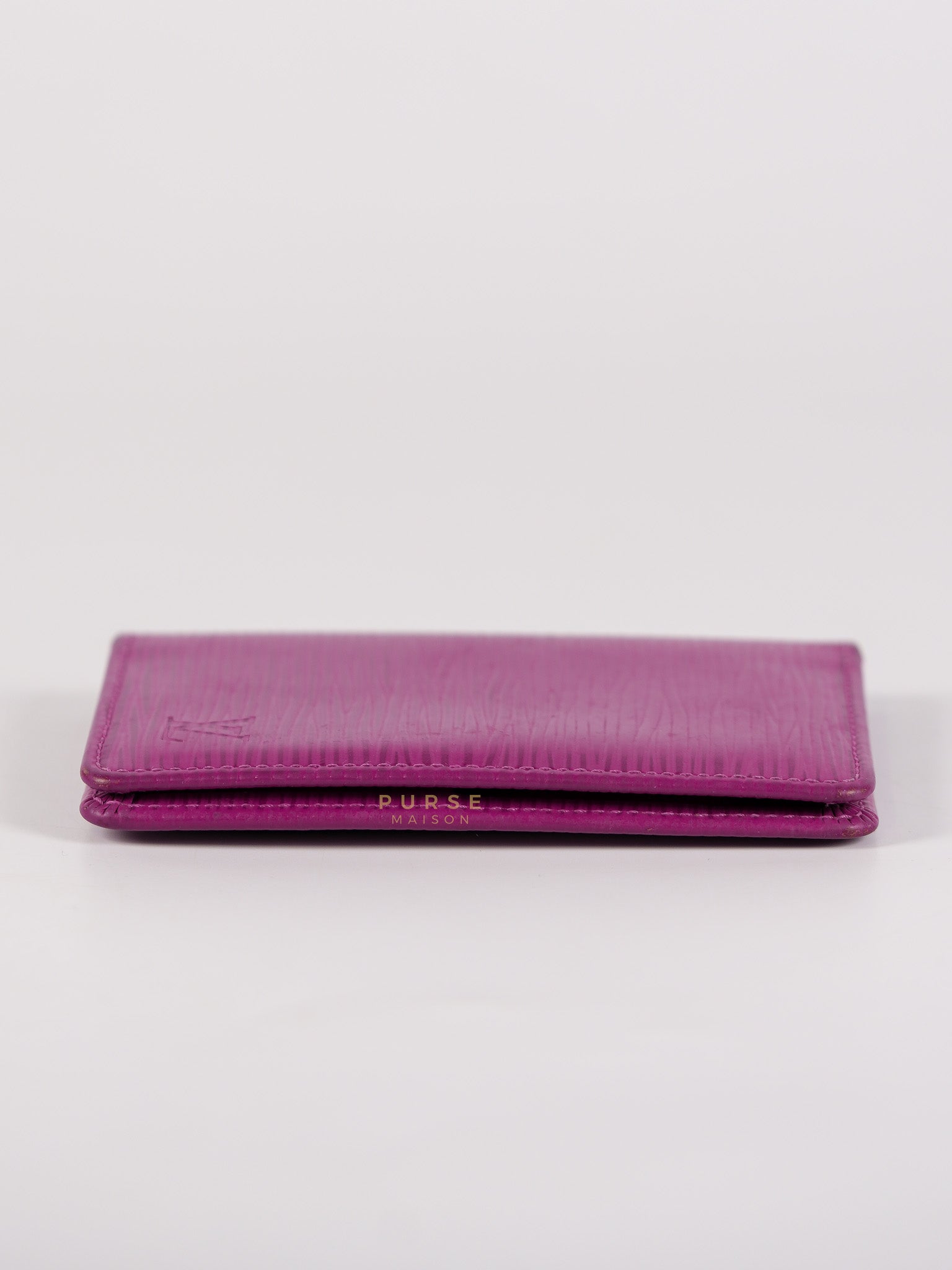 Bifold Card Holder in Purple Epi Leather Canvas (Date Code: SP1018) | Purse Maison Luxury Bags Shop
