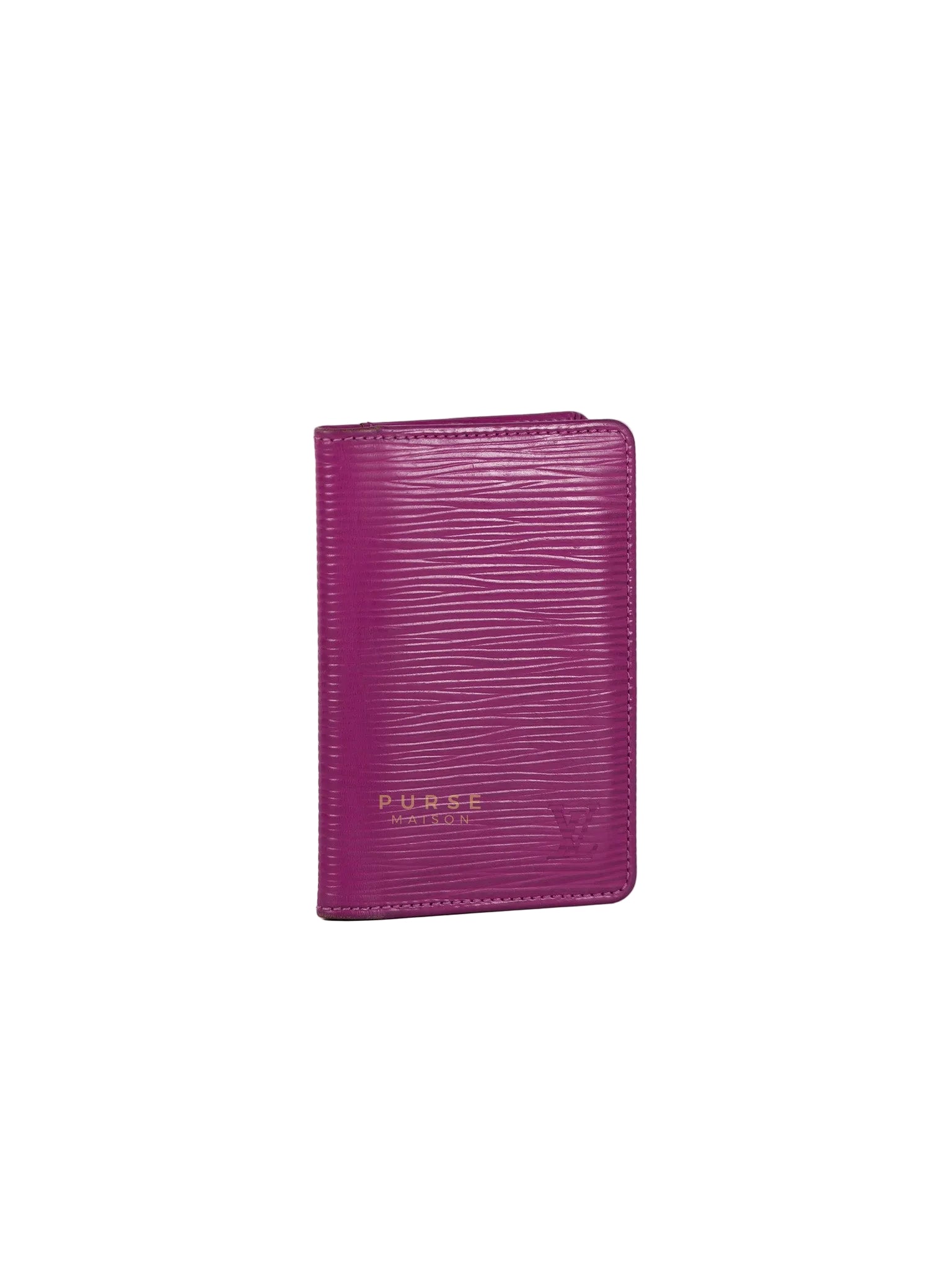 Bifold Card Holder in Purple Epi Leather Canvas (Date Code: SP1018) | Purse Maison Luxury Bags Shop