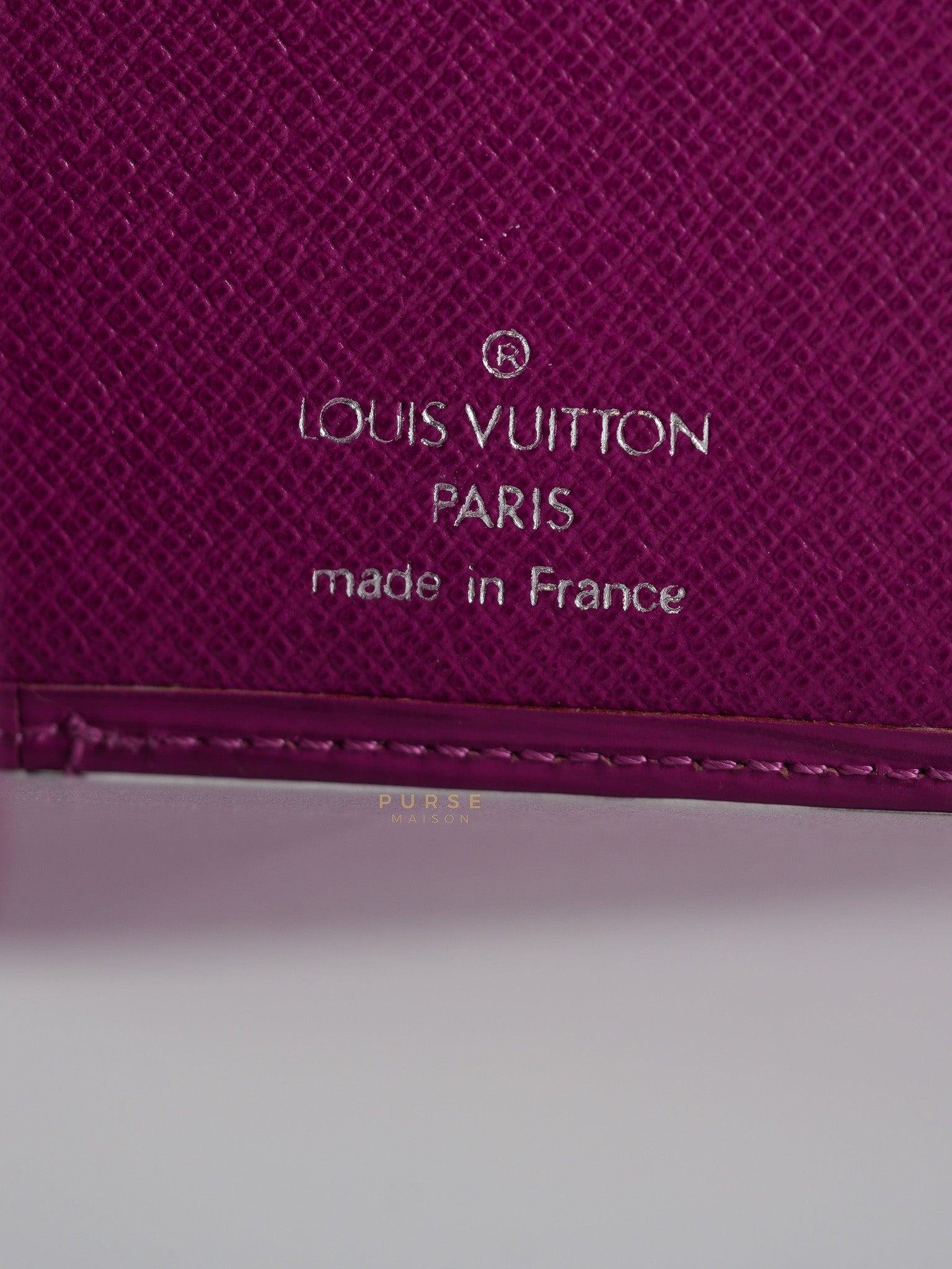 Bifold Card Holder in Purple Epi Leather Canvas (Date Code: SP1018) | Purse Maison Luxury Bags Shop