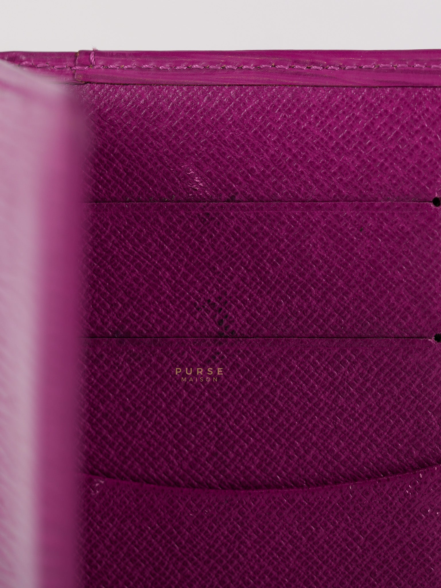 Bifold Card Holder in Purple Epi Leather Canvas (Date Code: SP1018) | Purse Maison Luxury Bags Shop