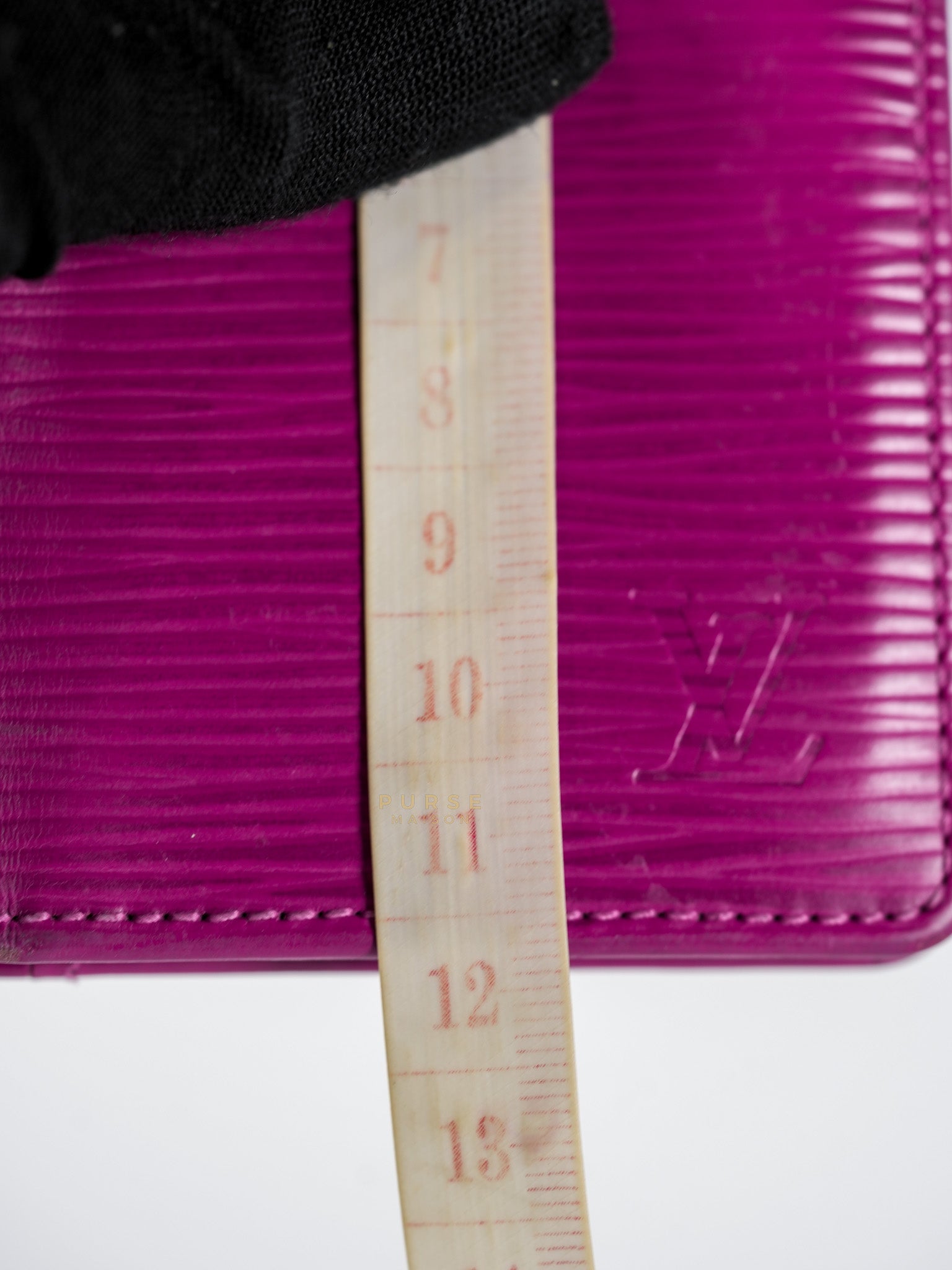 Bifold Card Holder in Purple Epi Leather Canvas (Date Code: SP1018) | Purse Maison Luxury Bags Shop