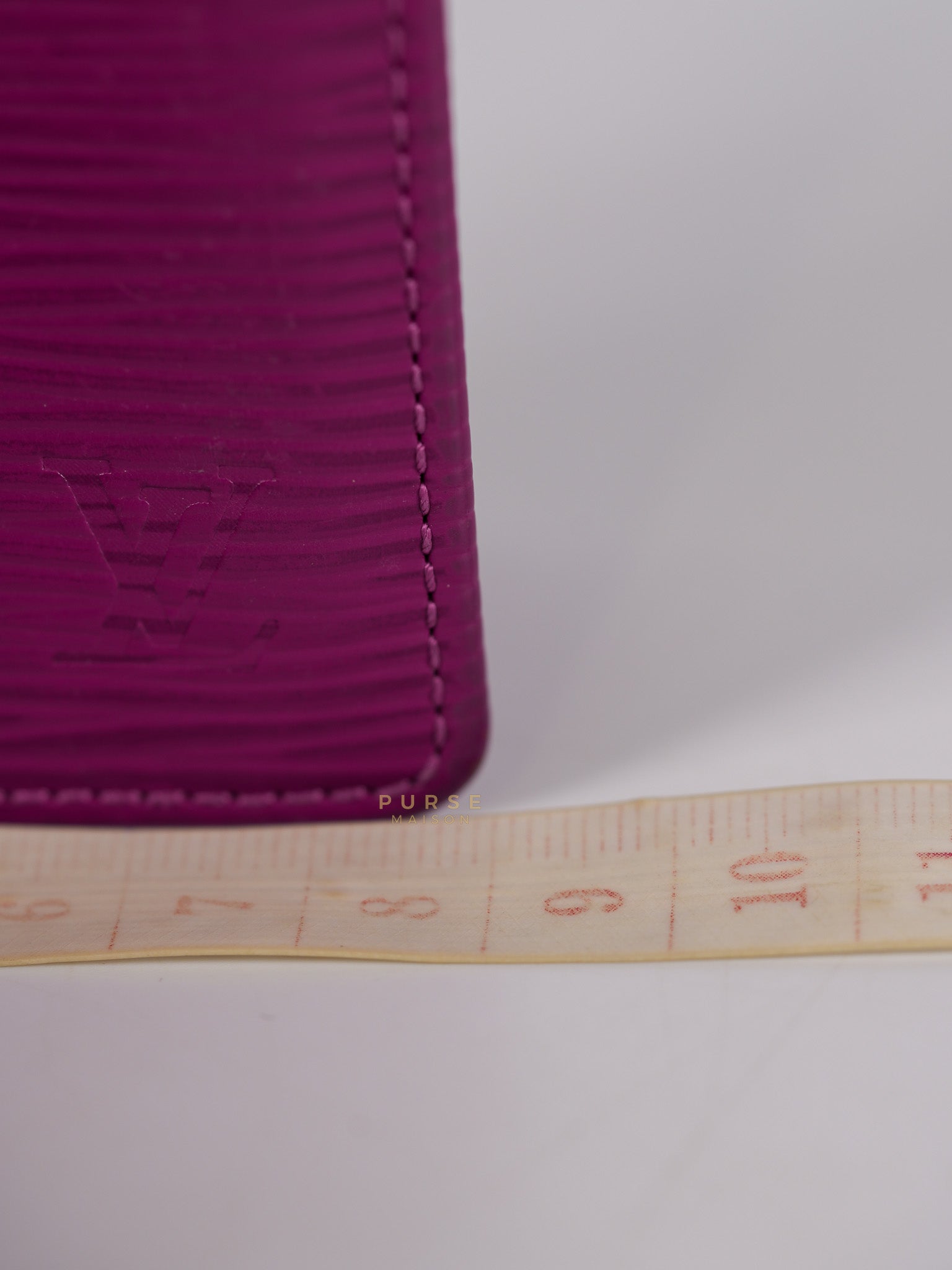 Bifold Card Holder in Purple Epi Leather Canvas (Date Code: SP1018) | Purse Maison Luxury Bags Shop