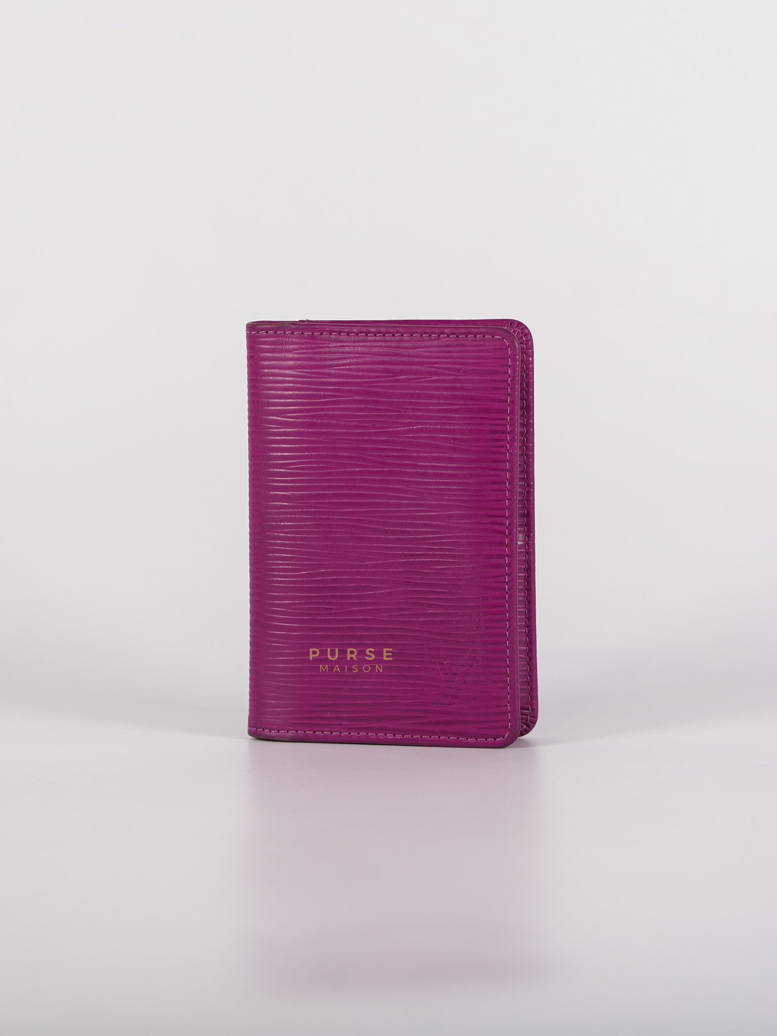 Bifold Card Holder in Purple Epi Leather Canvas (Date Code: SP1018) | Purse Maison Luxury Bags Shop