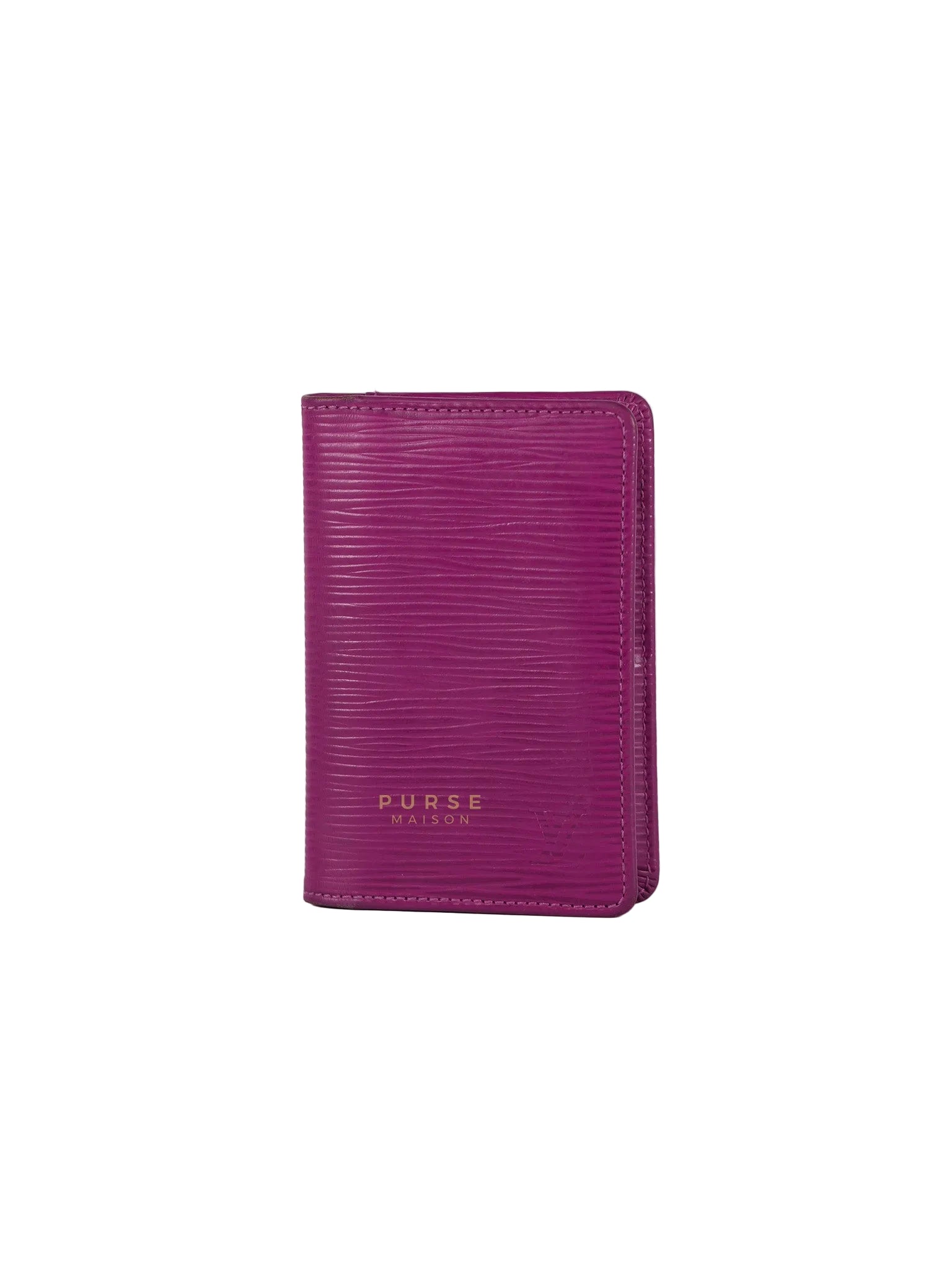 Bifold Card Holder in Purple Epi Leather Canvas (Date Code: SP1018) | Purse Maison Luxury Bags Shop