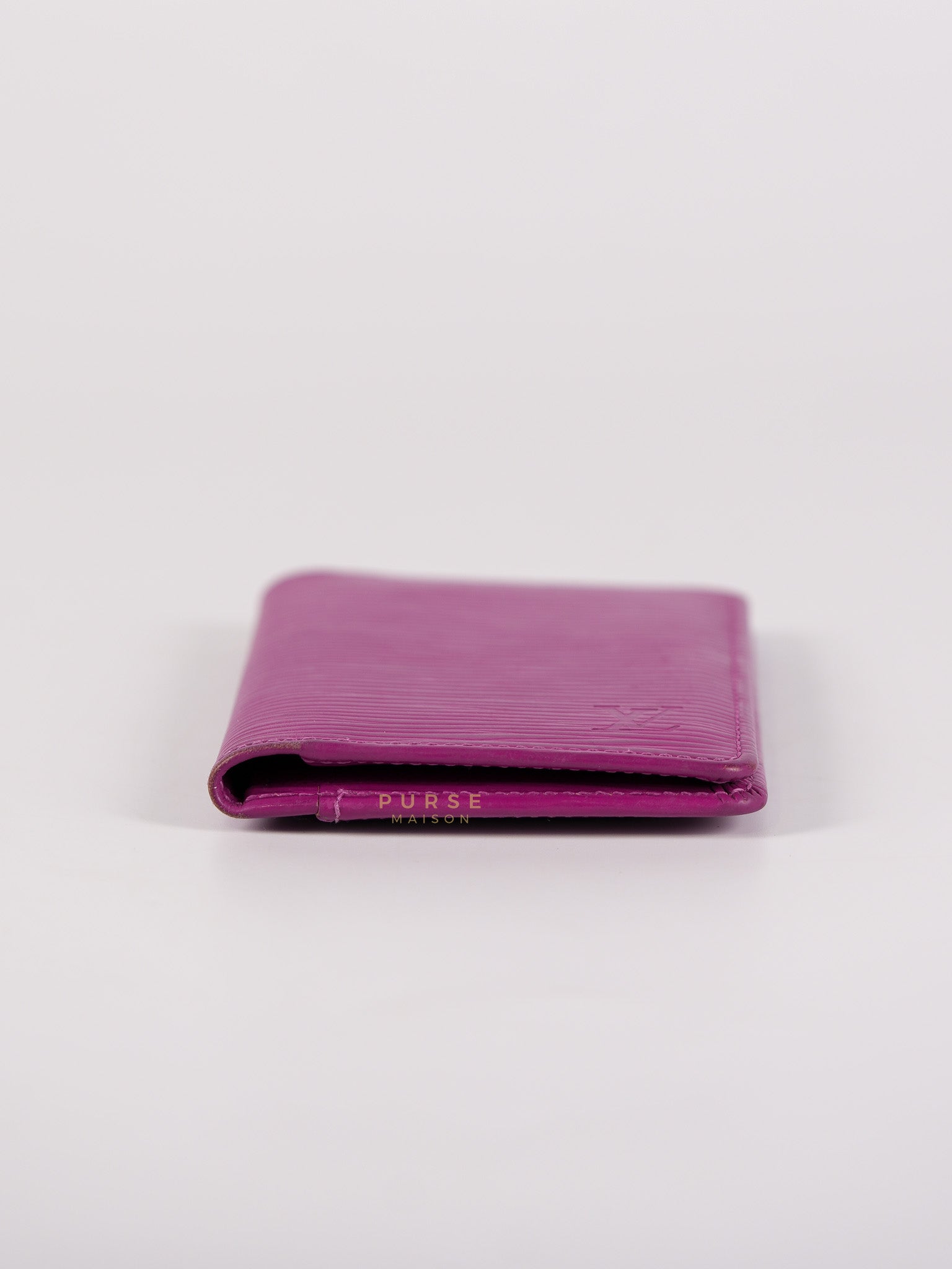 Bifold Card Holder in Purple Epi Leather Canvas (Date Code: SP1018) | Purse Maison Luxury Bags Shop