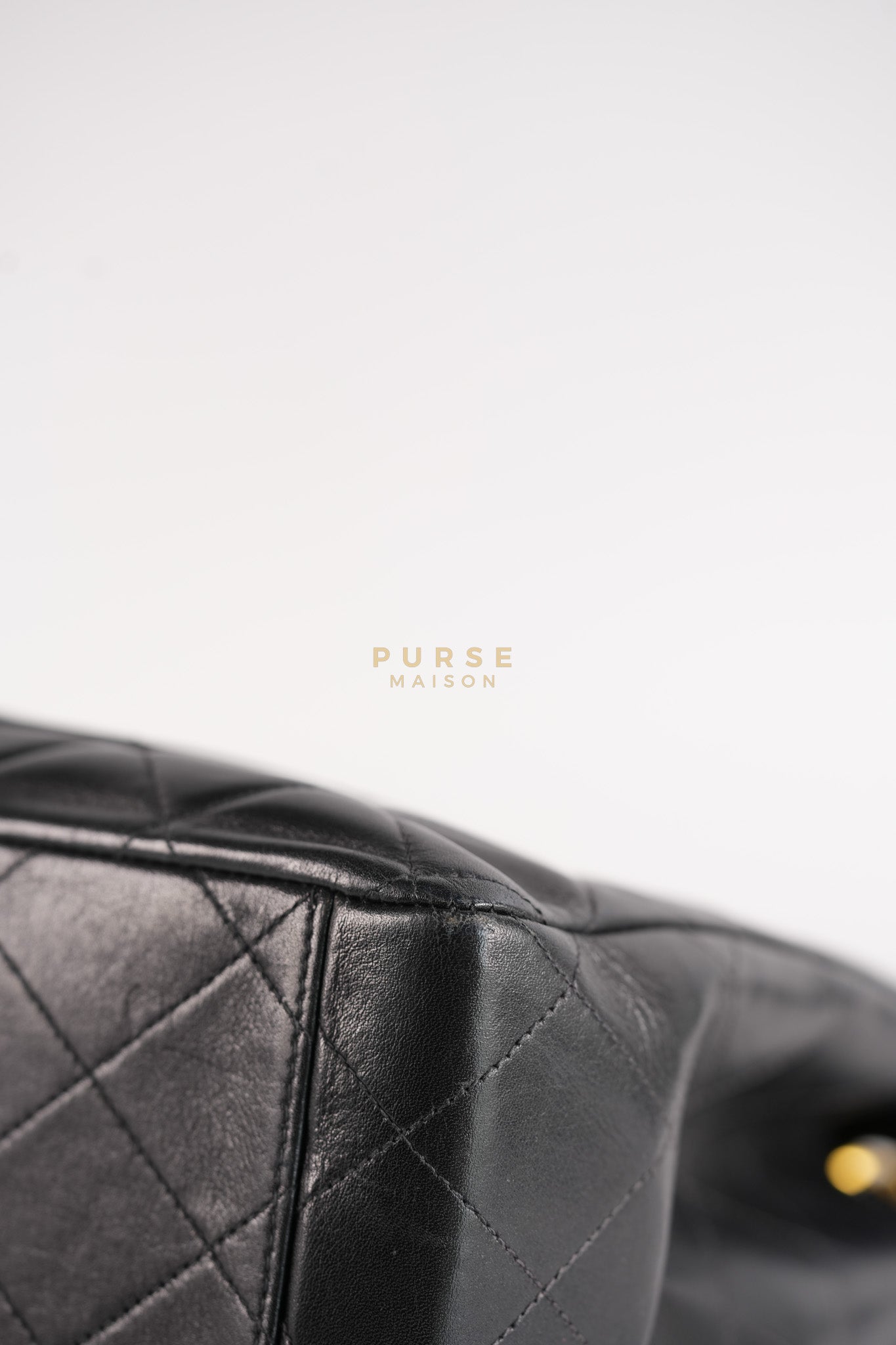 Big CC Maxi Single Flap Vintage Bagin Black Series 3 | Purse Maison Luxury Bags Shop