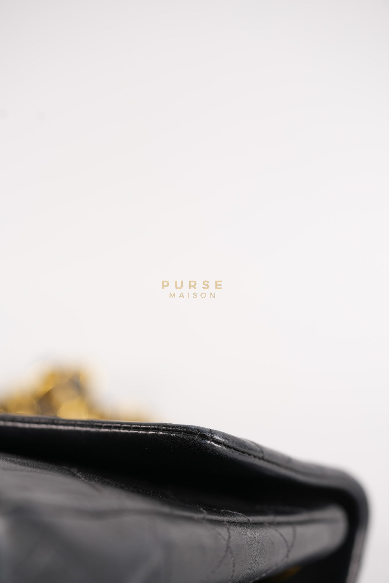 Big CC Maxi Single Flap Vintage Bagin Black Series 3 | Purse Maison Luxury Bags Shop