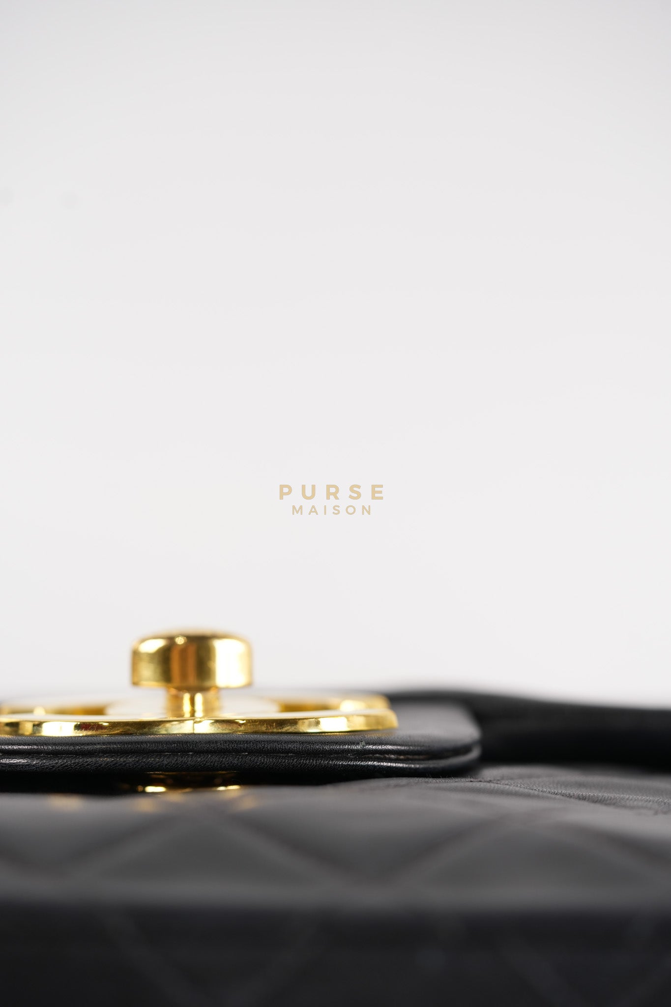 Big CC Maxi Single Flap Vintage Bagin Black Series 3 | Purse Maison Luxury Bags Shop