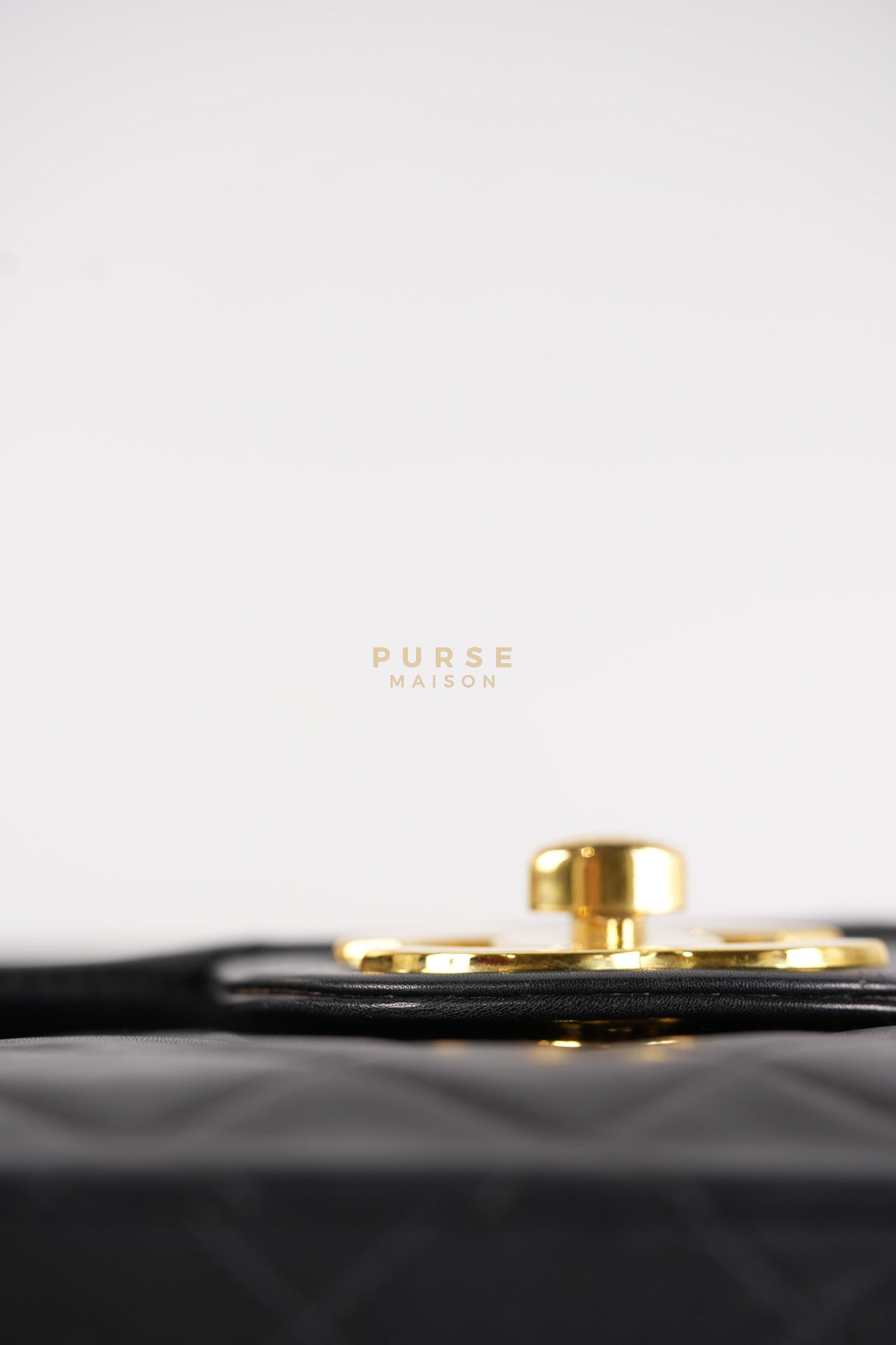 Big CC Maxi Single Flap Vintage Bagin Black Series 3 | Purse Maison Luxury Bags Shop