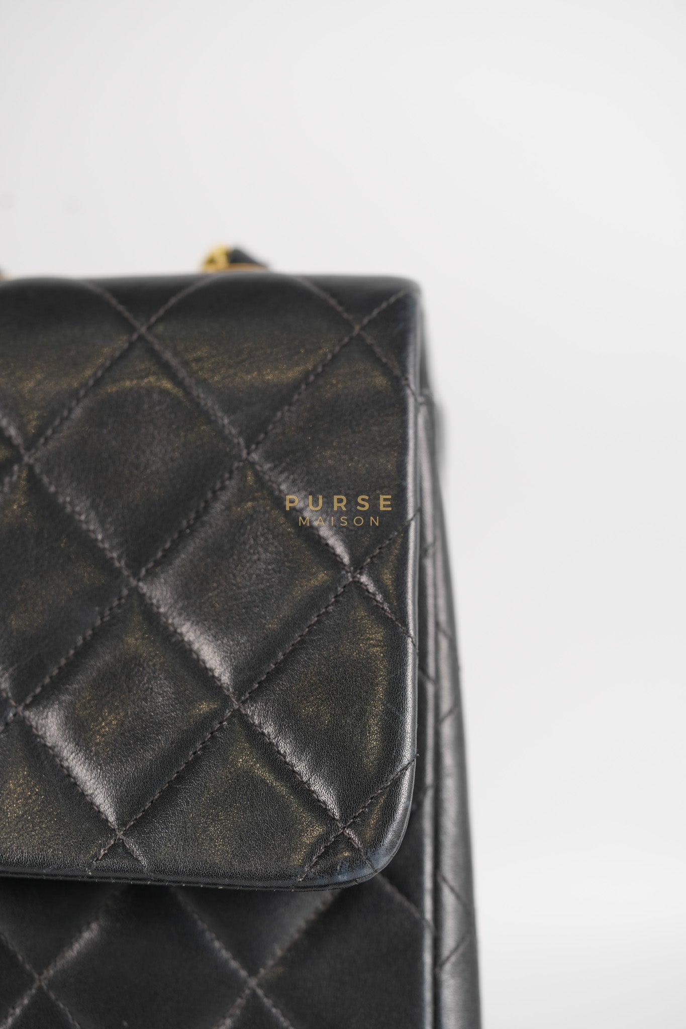 Big CC Maxi Single Flap Vintage Bagin Black Series 3 | Purse Maison Luxury Bags Shop