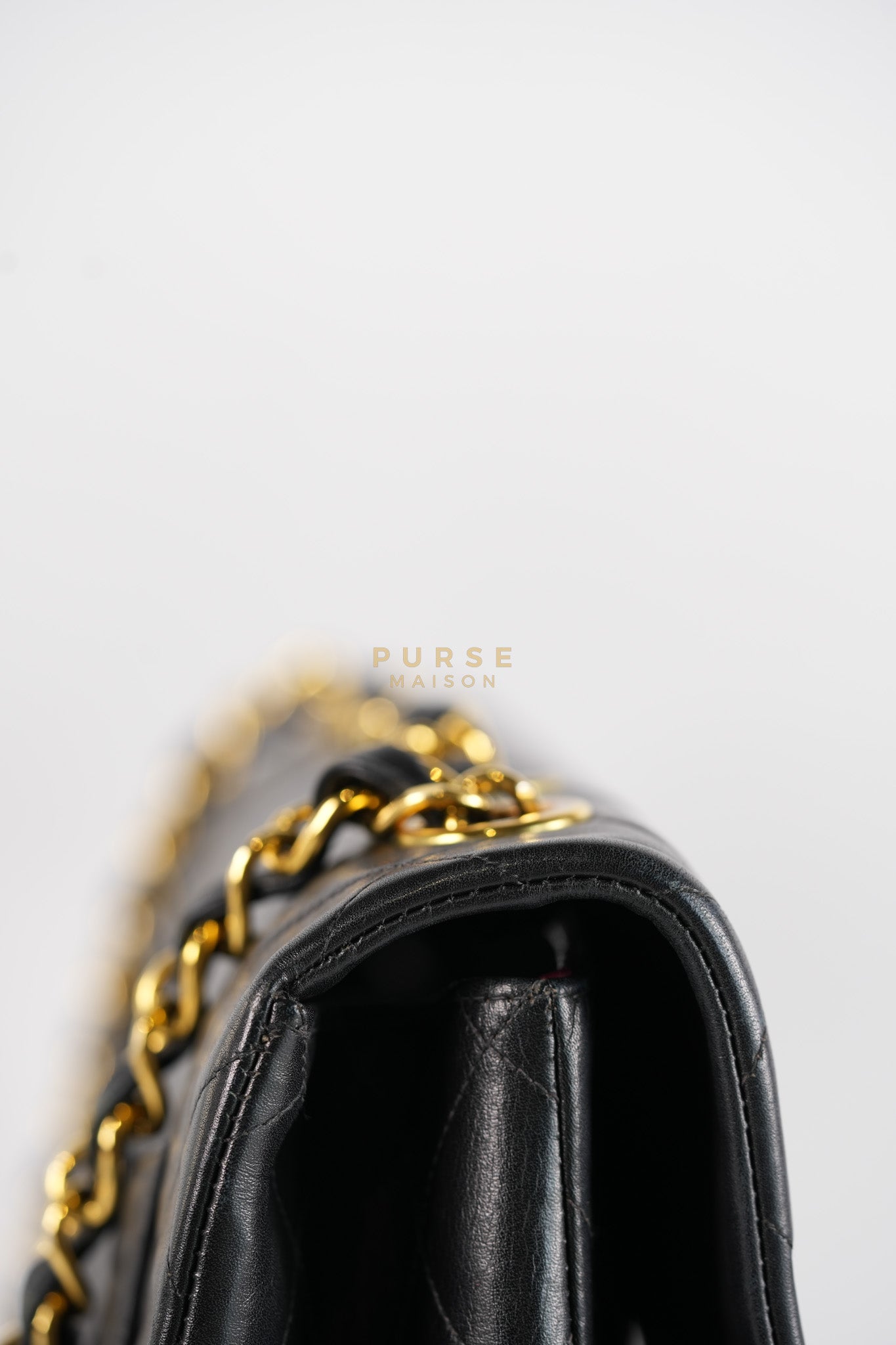 Big CC Maxi Single Flap Vintage Bagin Black Series 3 | Purse Maison Luxury Bags Shop