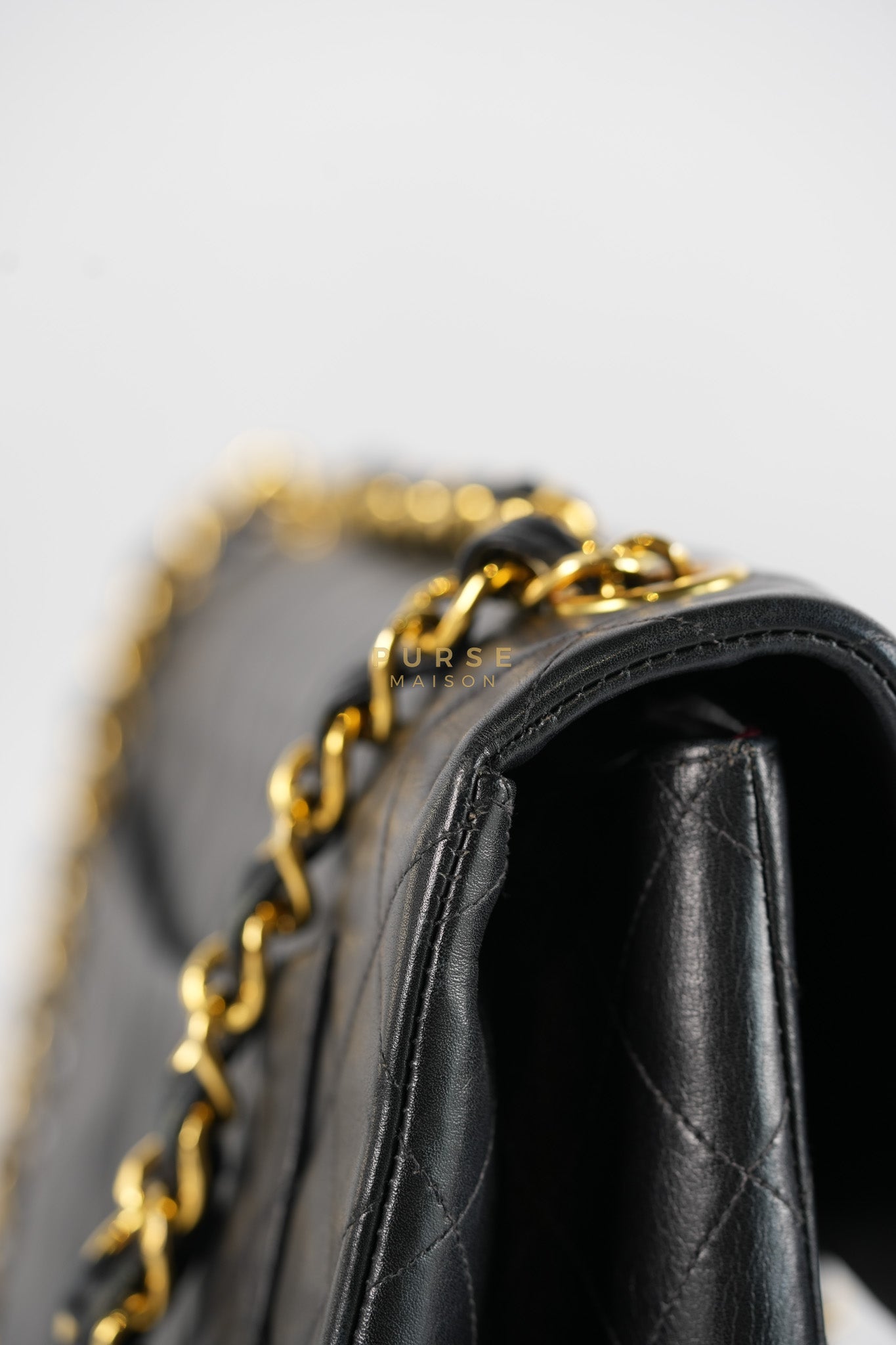 Big CC Maxi Single Flap Vintage Bagin Black Series 3 | Purse Maison Luxury Bags Shop