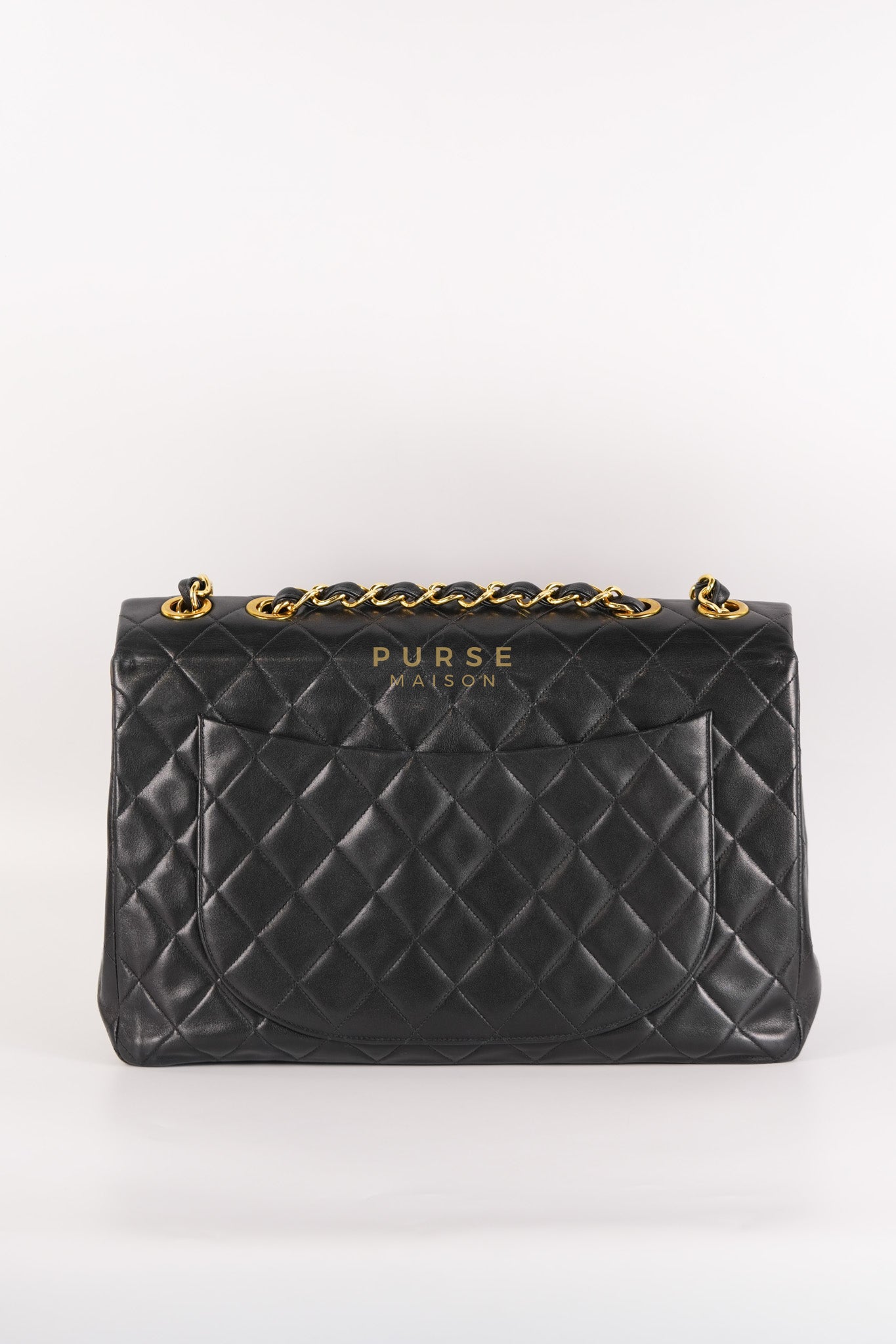 Big CC Maxi Single Flap Vintage Bagin Black Series 3 | Purse Maison Luxury Bags Shop