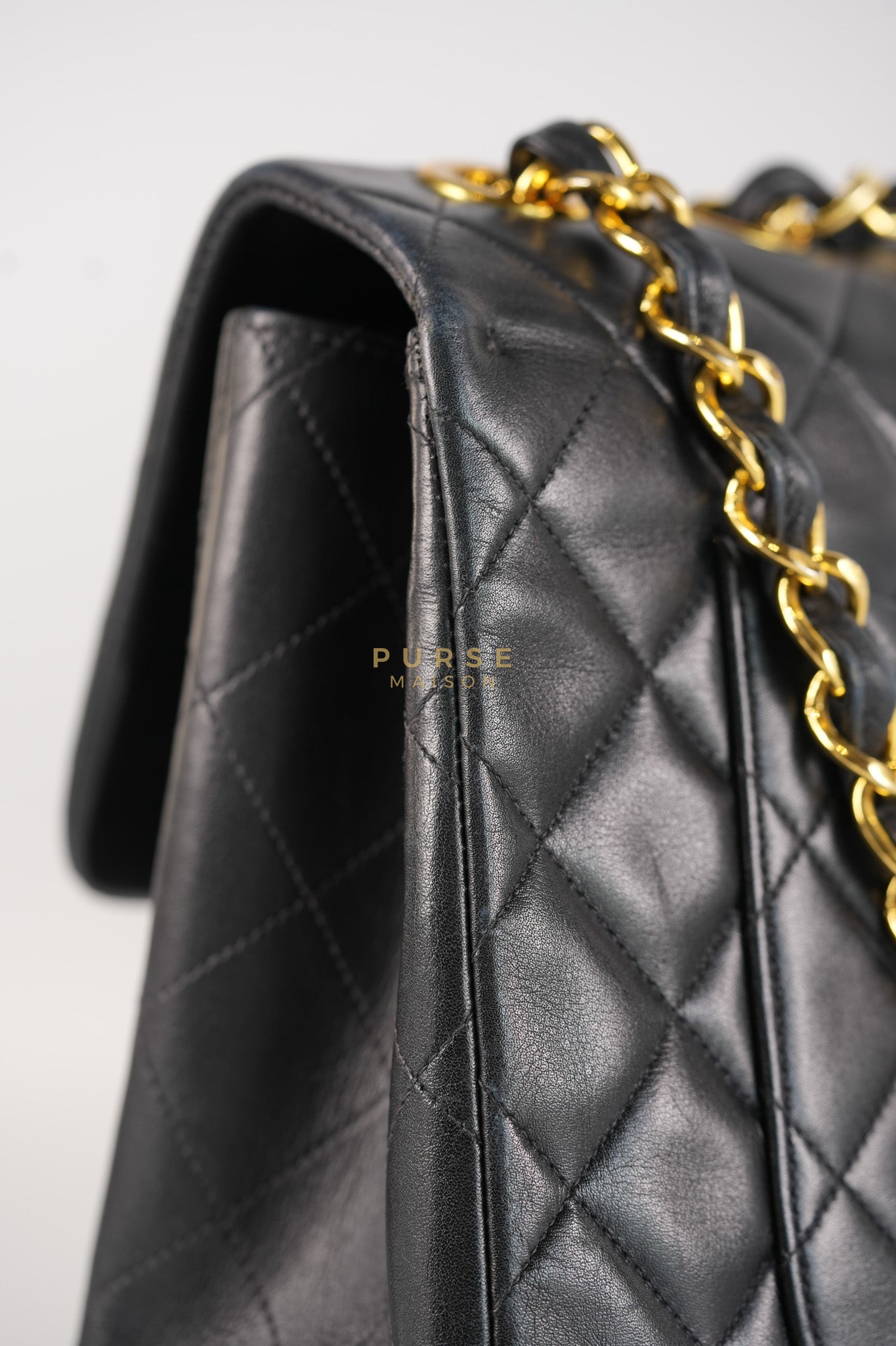 Big CC Maxi Single Flap Vintage Bagin Black Series 3 | Purse Maison Luxury Bags Shop