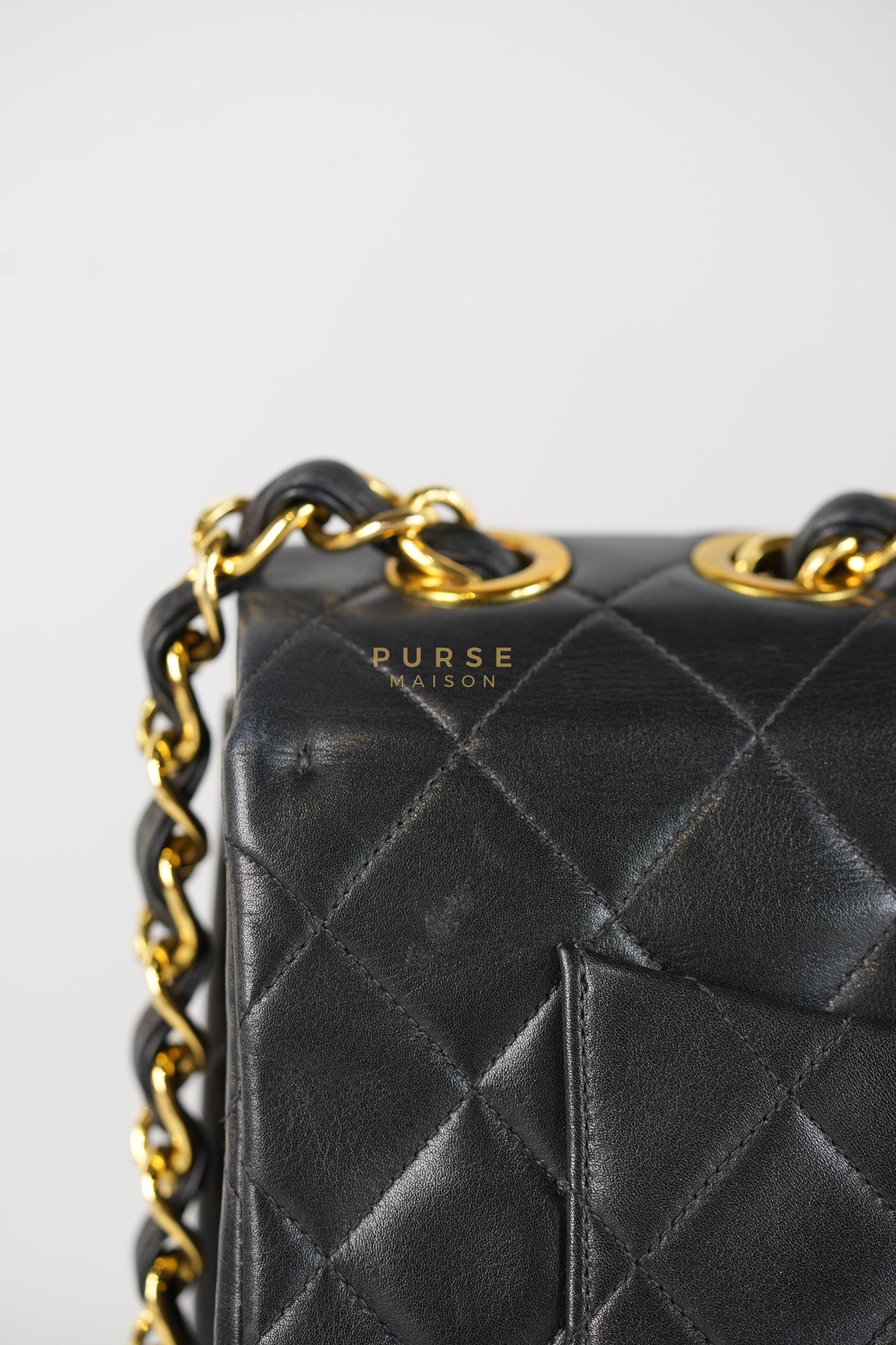 Big CC Maxi Single Flap Vintage Bagin Black Series 3 | Purse Maison Luxury Bags Shop