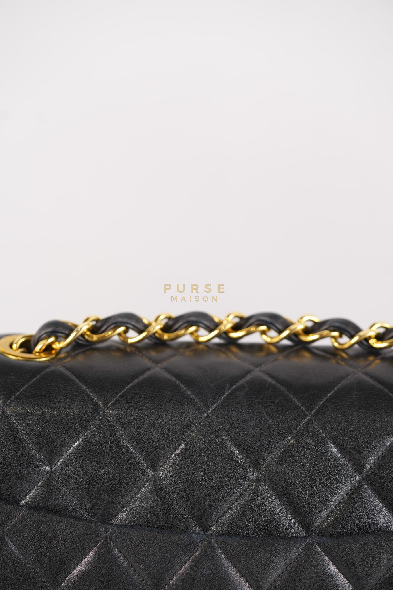 Big CC Maxi Single Flap Vintage Bagin Black Series 3 | Purse Maison Luxury Bags Shop