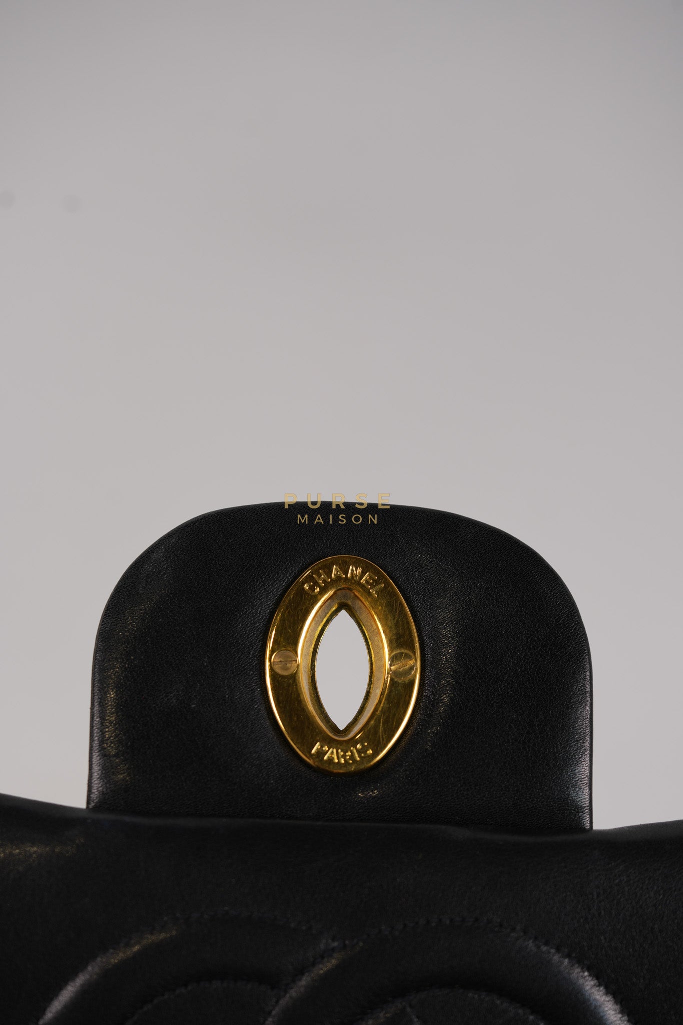 Big CC Maxi Single Flap Vintage Bagin Black Series 3 | Purse Maison Luxury Bags Shop