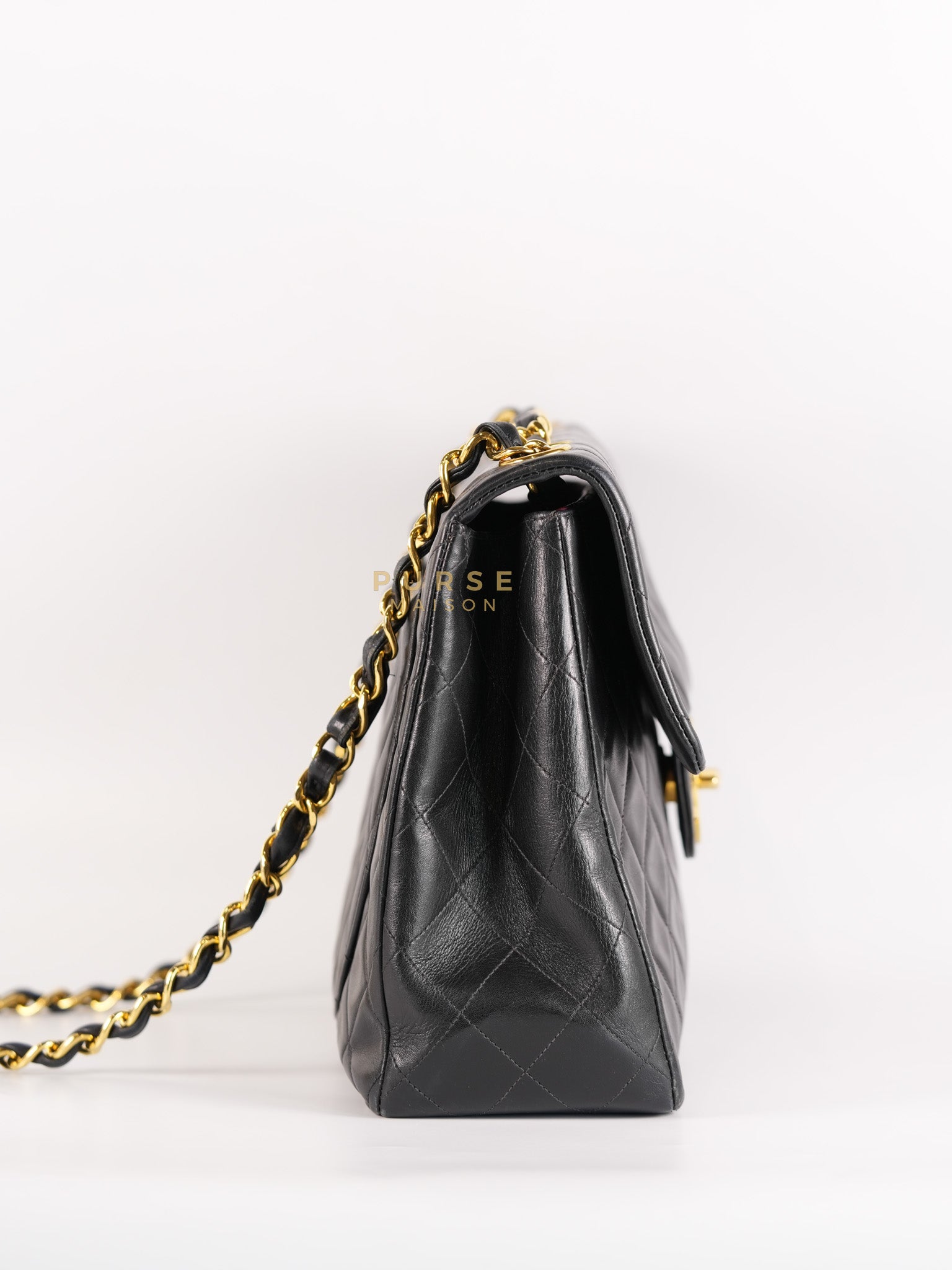 Big CC Maxi Single Flap Vintage Bagin Black Series 3 | Purse Maison Luxury Bags Shop