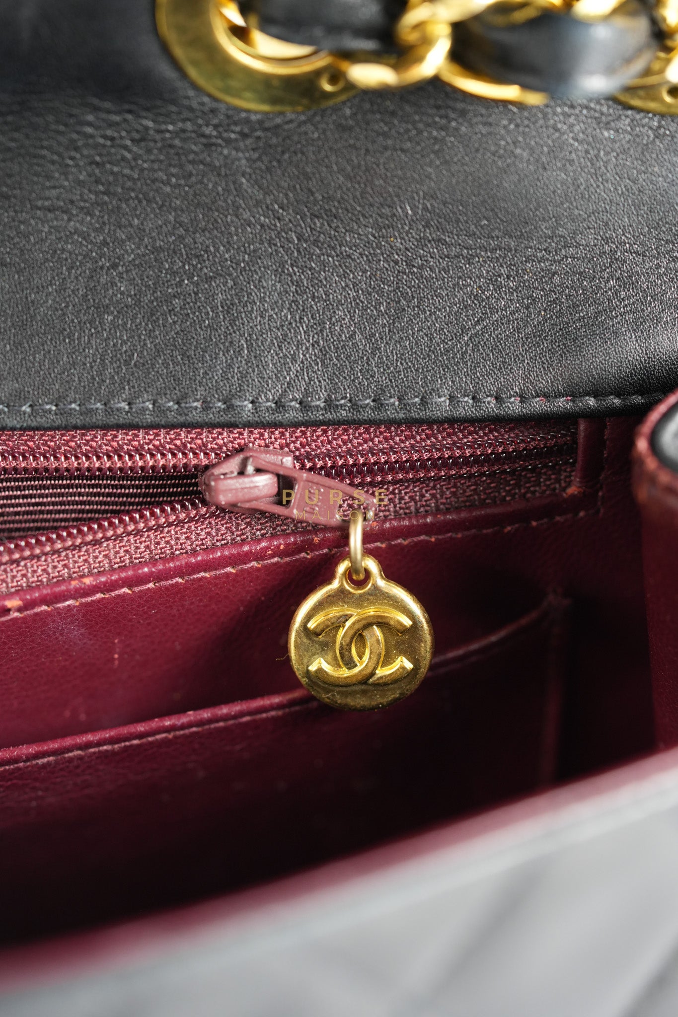 Big CC Maxi Single Flap Vintage Bagin Black Series 3 | Purse Maison Luxury Bags Shop