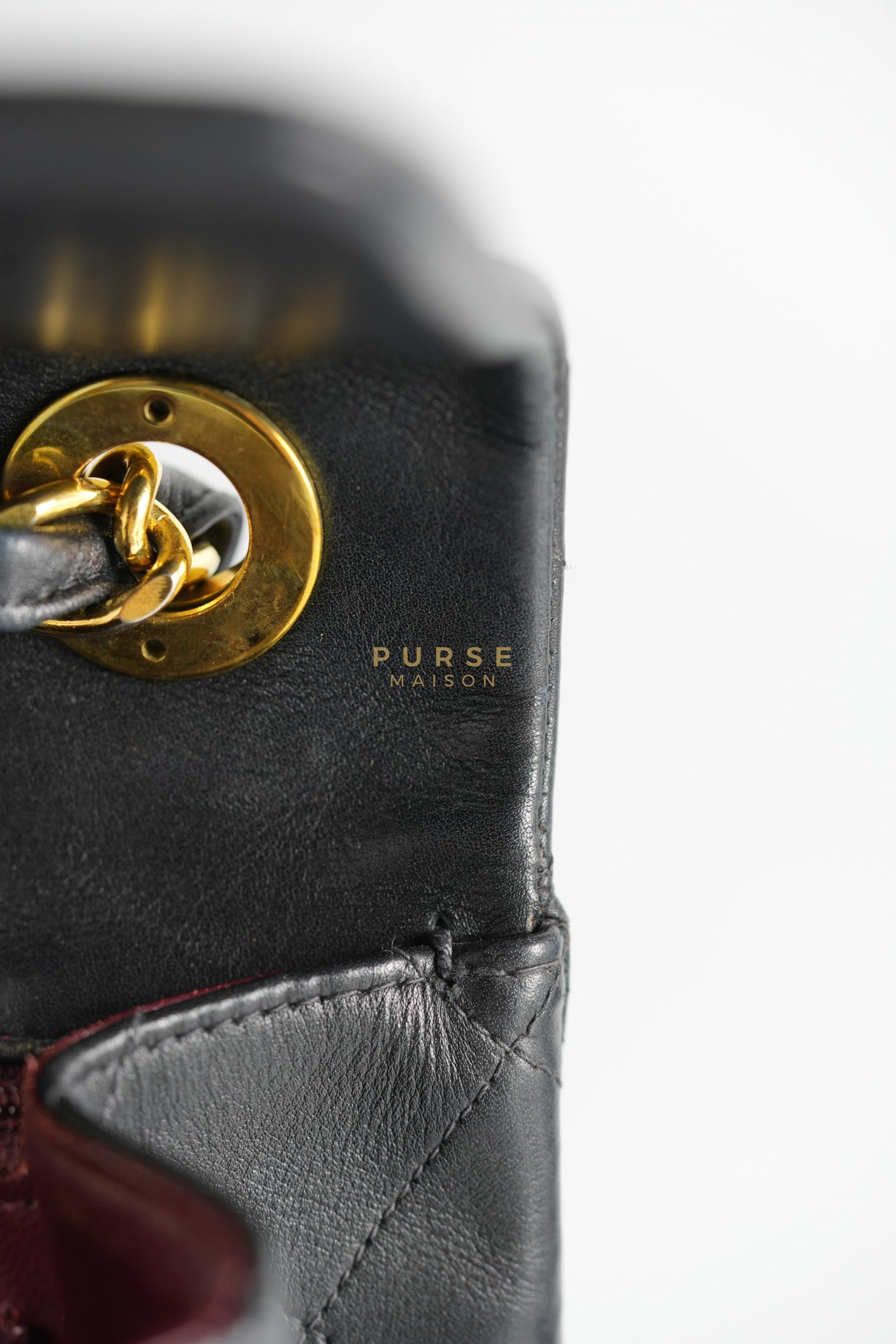 Big CC Maxi Single Flap Vintage Bagin Black Series 3 | Purse Maison Luxury Bags Shop