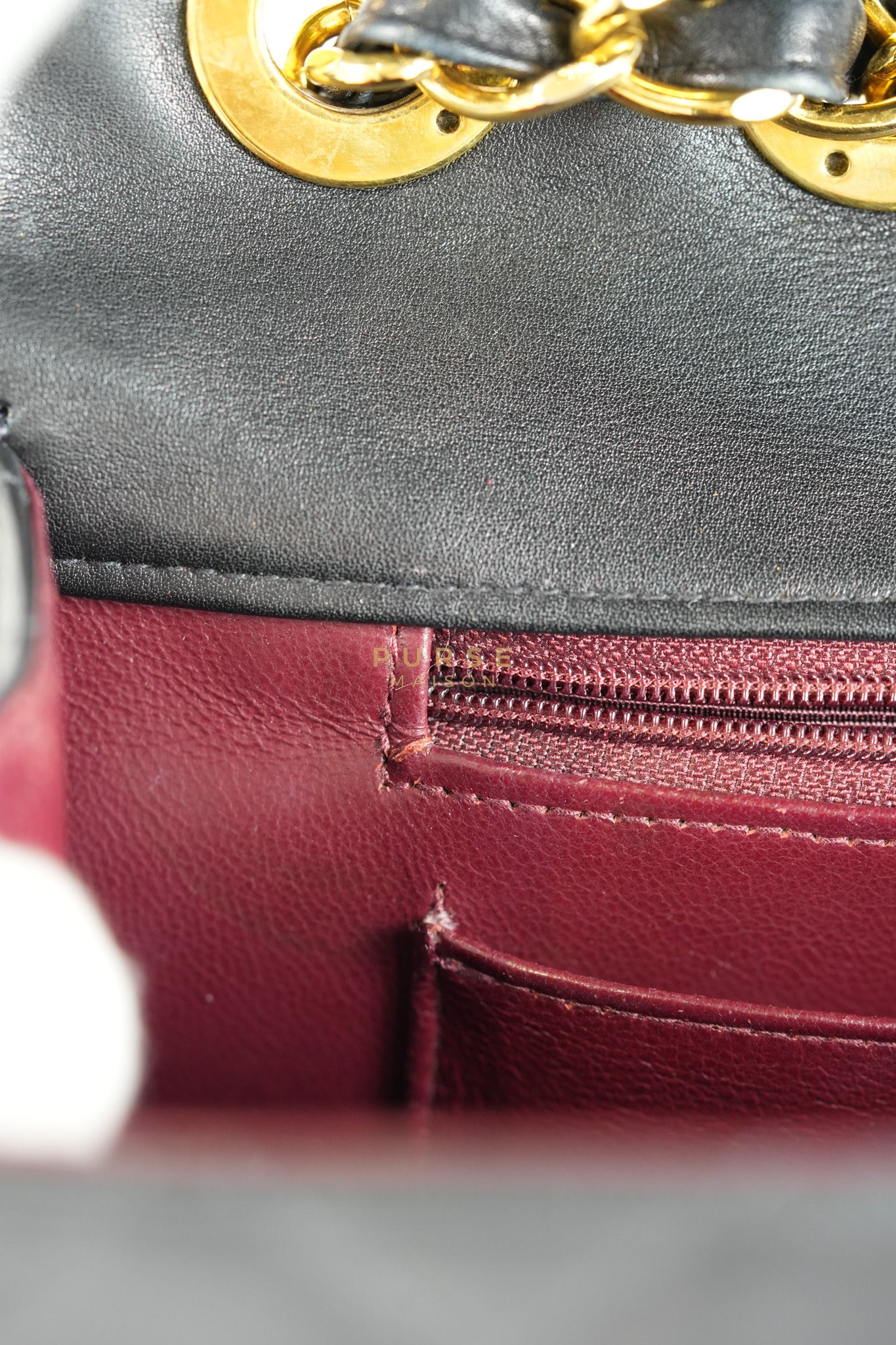 Big CC Maxi Single Flap Vintage Bagin Black Series 3 | Purse Maison Luxury Bags Shop