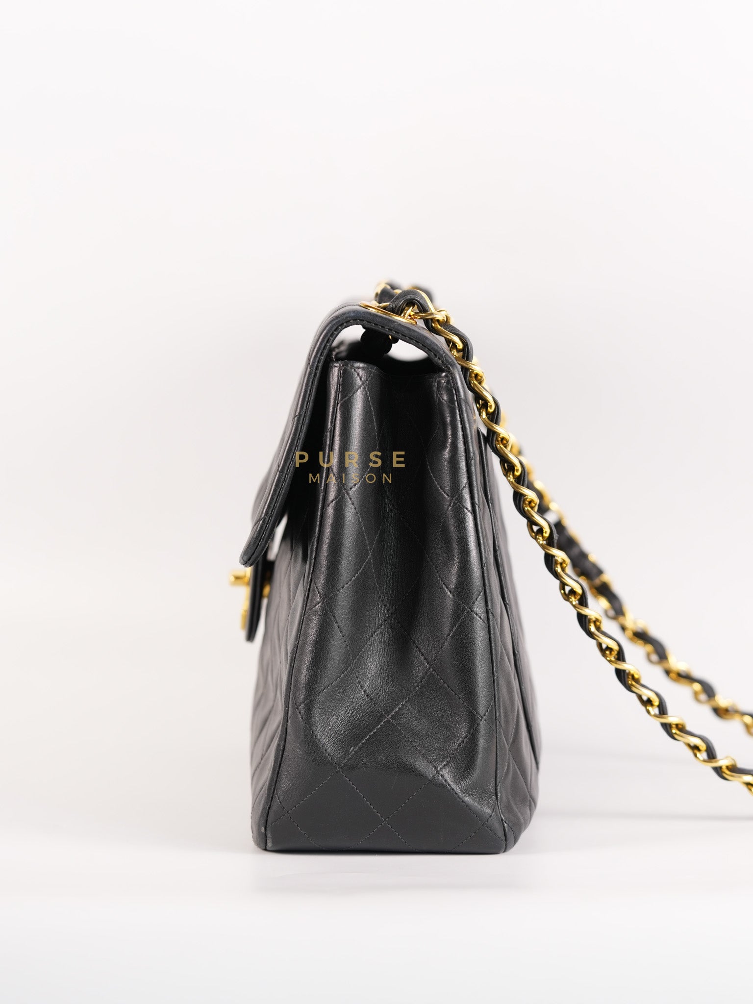 Big CC Maxi Single Flap Vintage Bagin Black Series 3 | Purse Maison Luxury Bags Shop