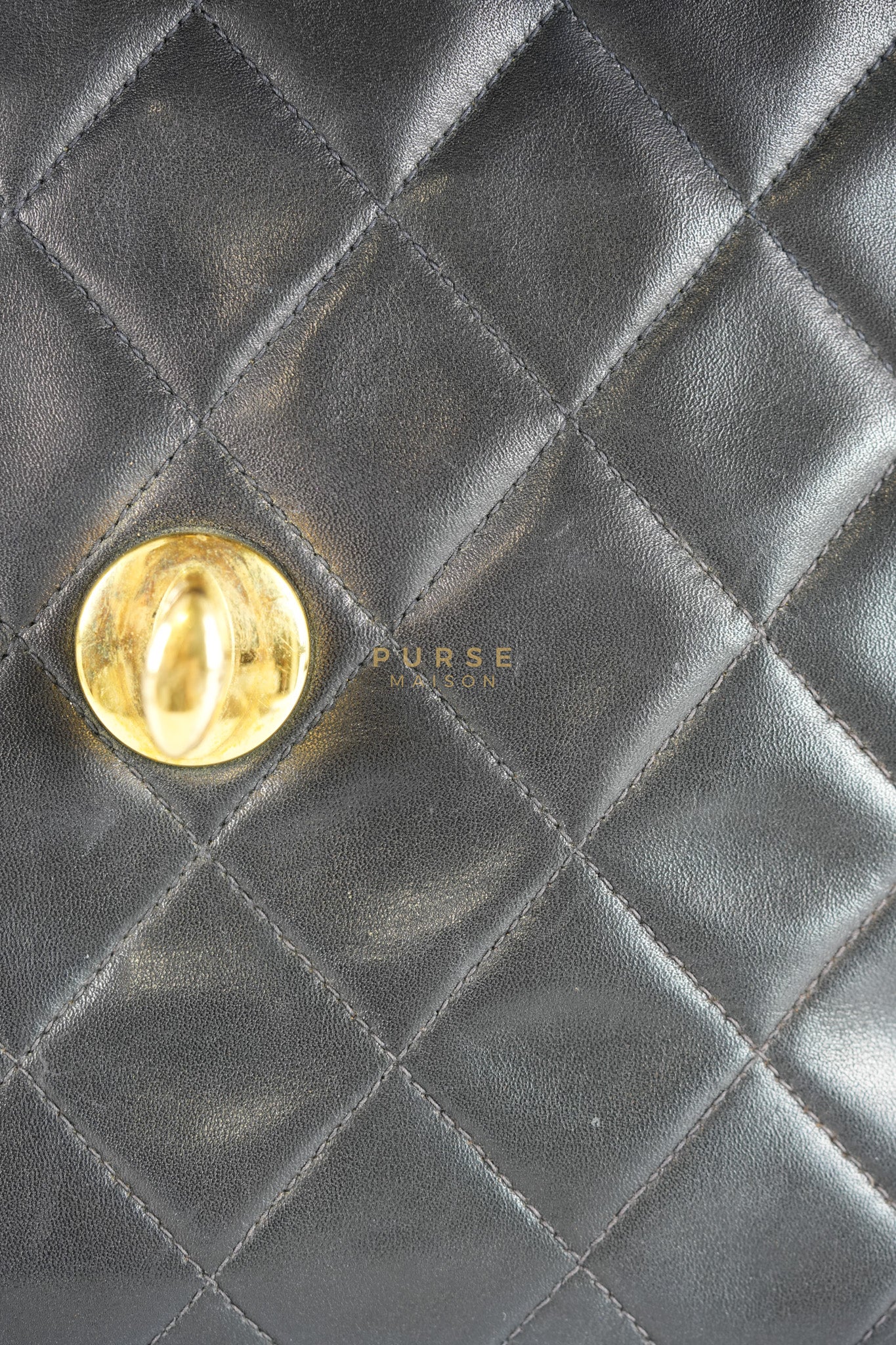 Big CC Maxi Single Flap Vintage Bagin Black Series 3 | Purse Maison Luxury Bags Shop