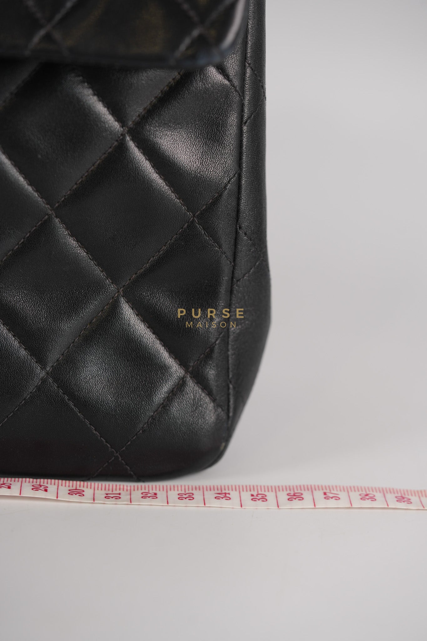 Big CC Maxi Single Flap Vintage Bagin Black Series 3 | Purse Maison Luxury Bags Shop