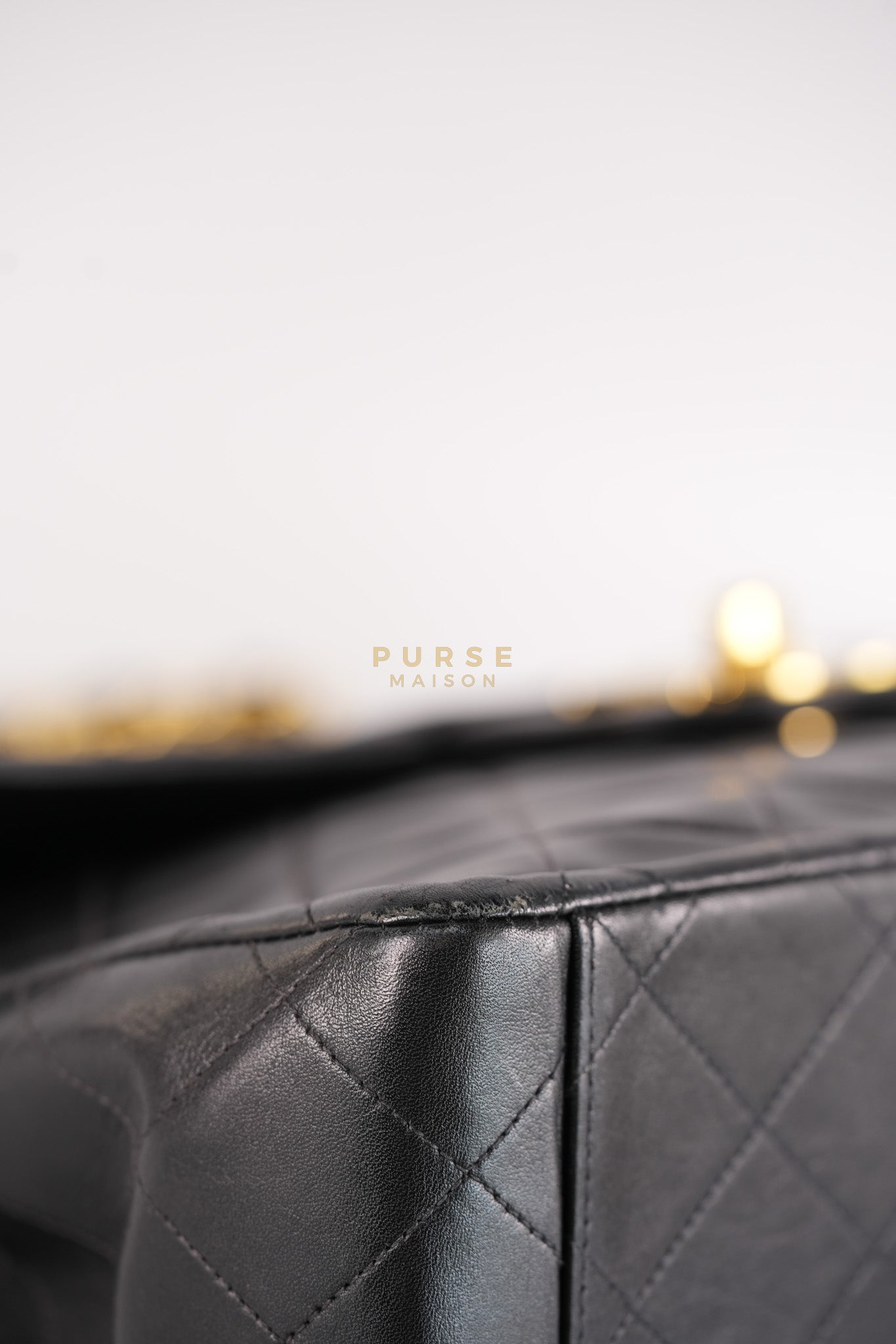 Big CC Maxi Single Flap Vintage Bagin Black Series 3 | Purse Maison Luxury Bags Shop