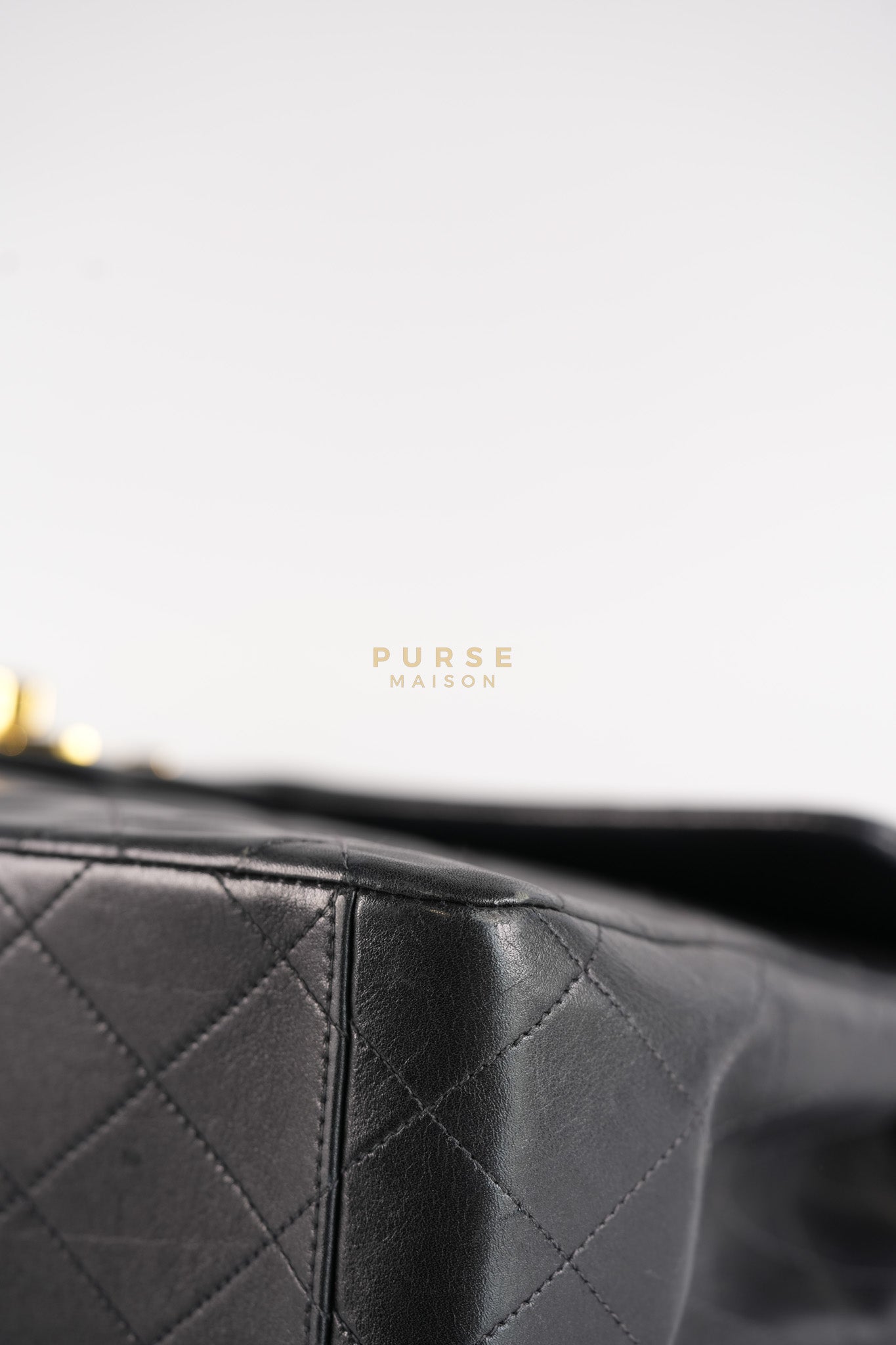 Big CC Maxi Single Flap Vintage Bagin Black Series 3 | Purse Maison Luxury Bags Shop