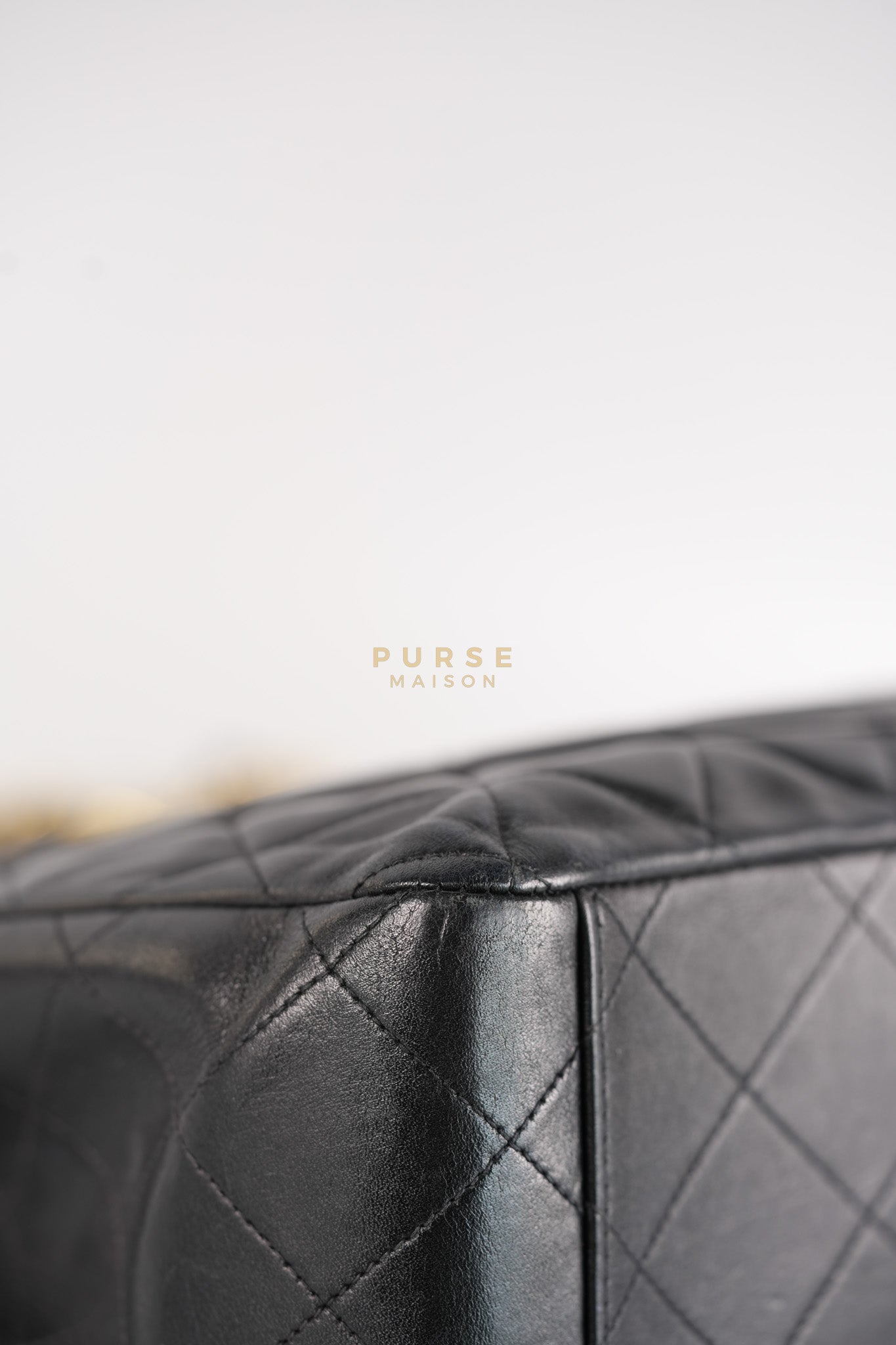 Big CC Maxi Single Flap Vintage Bagin Black Series 3 | Purse Maison Luxury Bags Shop